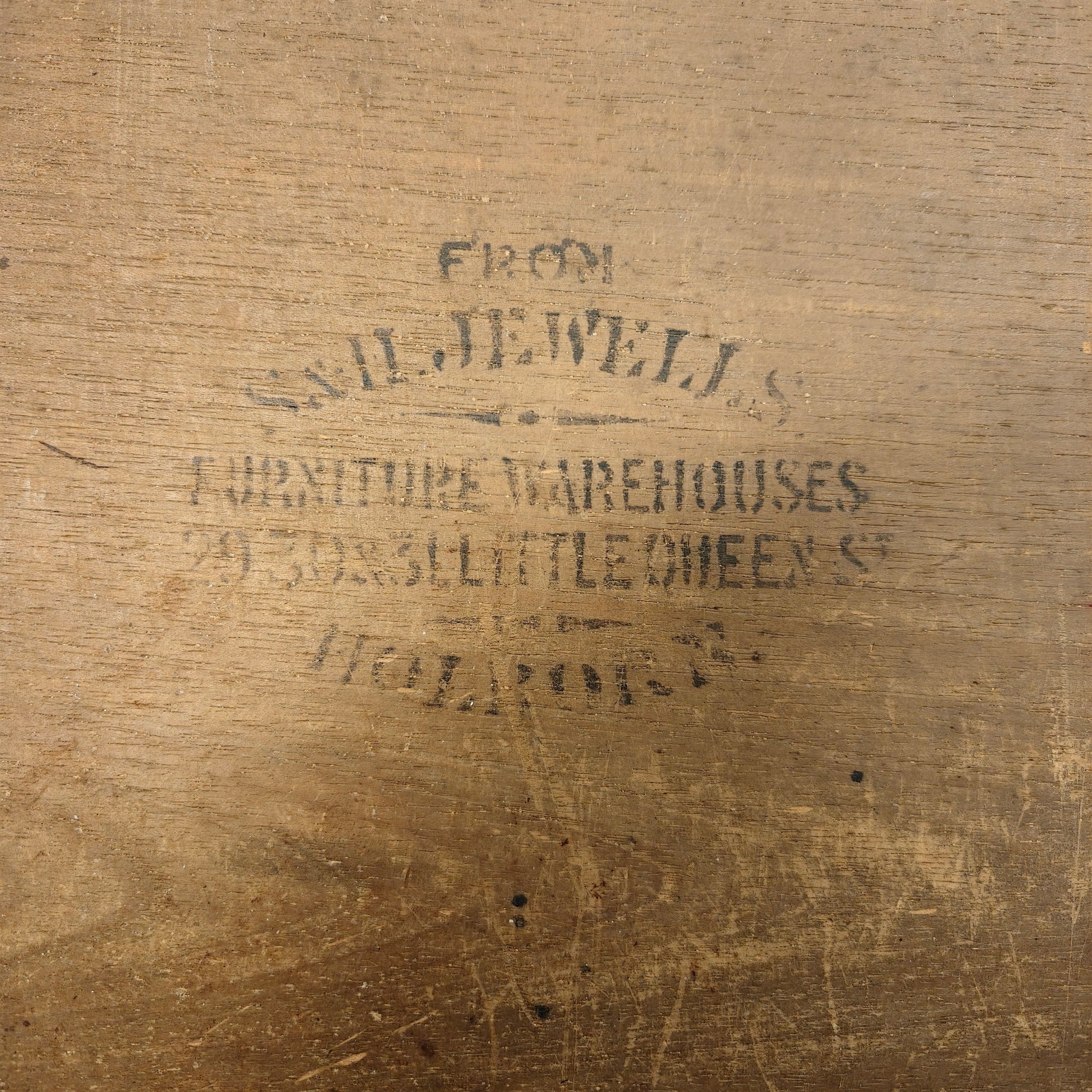 19th Century English Double-Sided Partner Desk / Writing Table by S. & H.; Jewell, A. 19th Century English Double-Sided Partner Desk / Writing Table by S. & H.; Jewell, A.