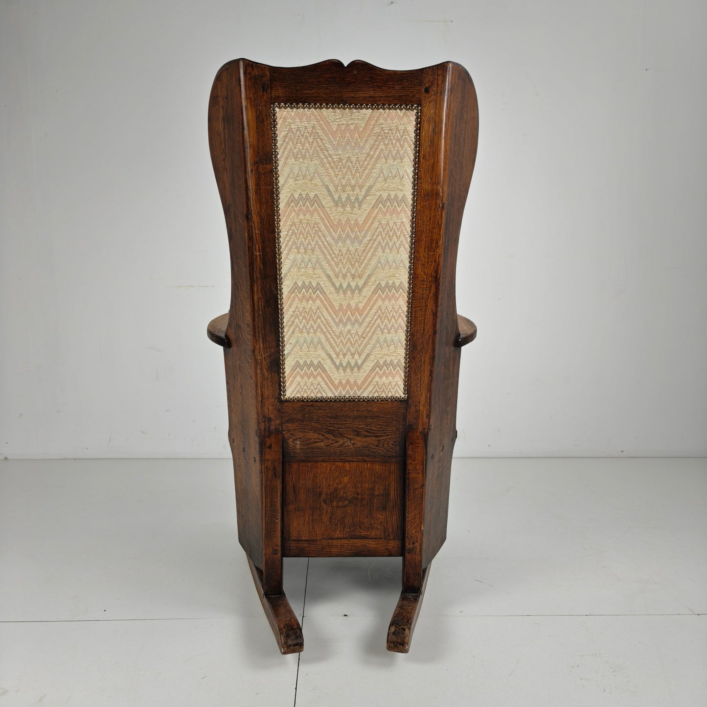 19th Century English Lambing Chair – Upholstered 19th Century English Lambing Chair – Upholstered