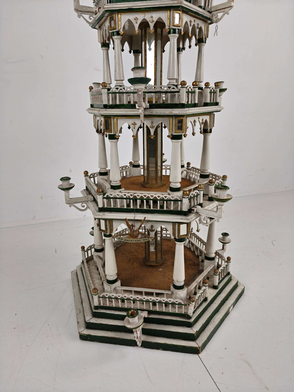 19th Century Handmade Christmas Pyramid – Rare and Beautiful German Folk Art Piece 19th Century Handmade Christmas Pyramid – Rare and Beautiful German Folk Art Piece