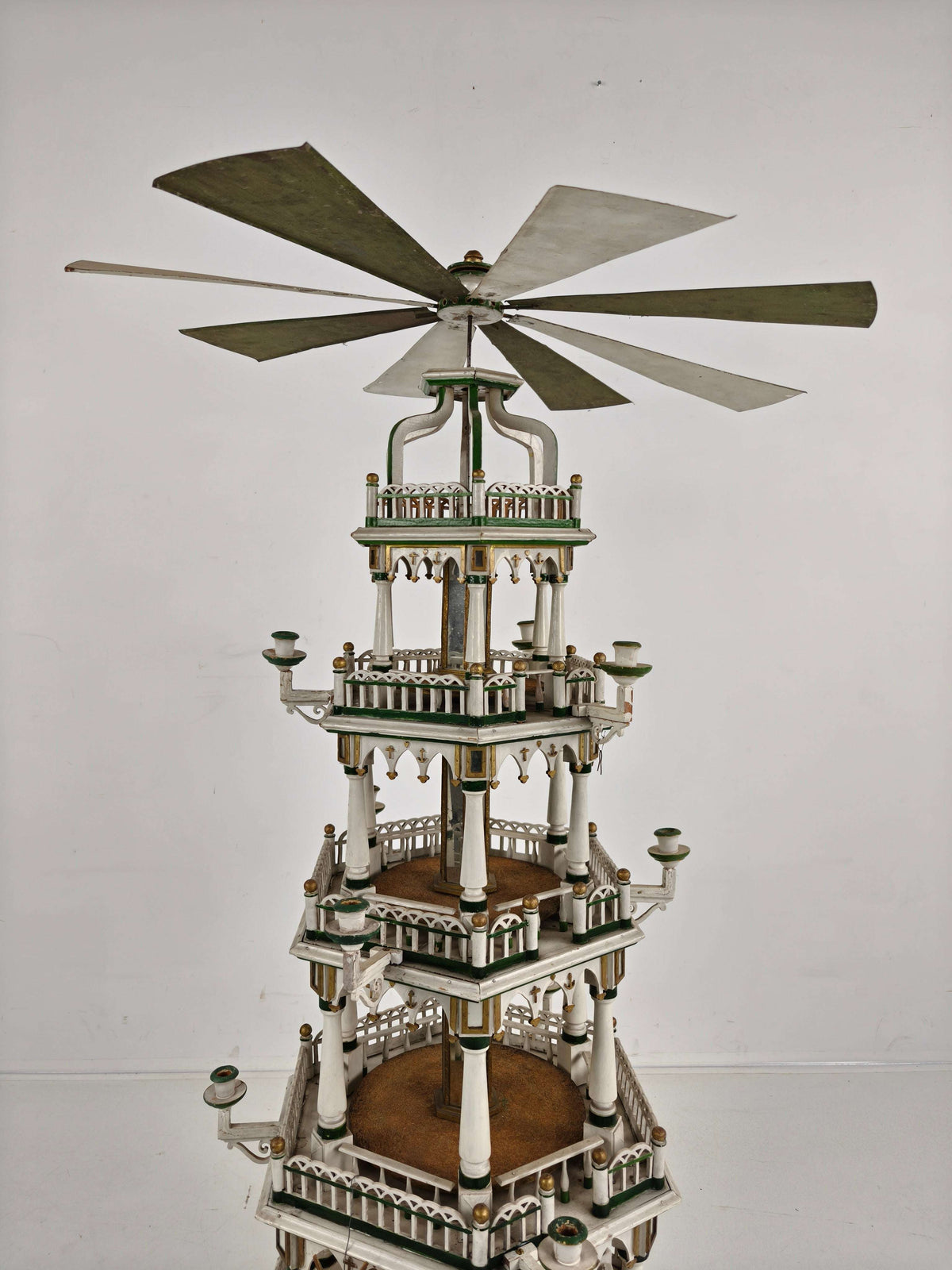 19th Century Handmade Christmas Pyramid – Rare and Beautiful German Folk Art Piece 19th Century Handmade Christmas Pyramid – Rare and Beautiful German Folk Art Piece