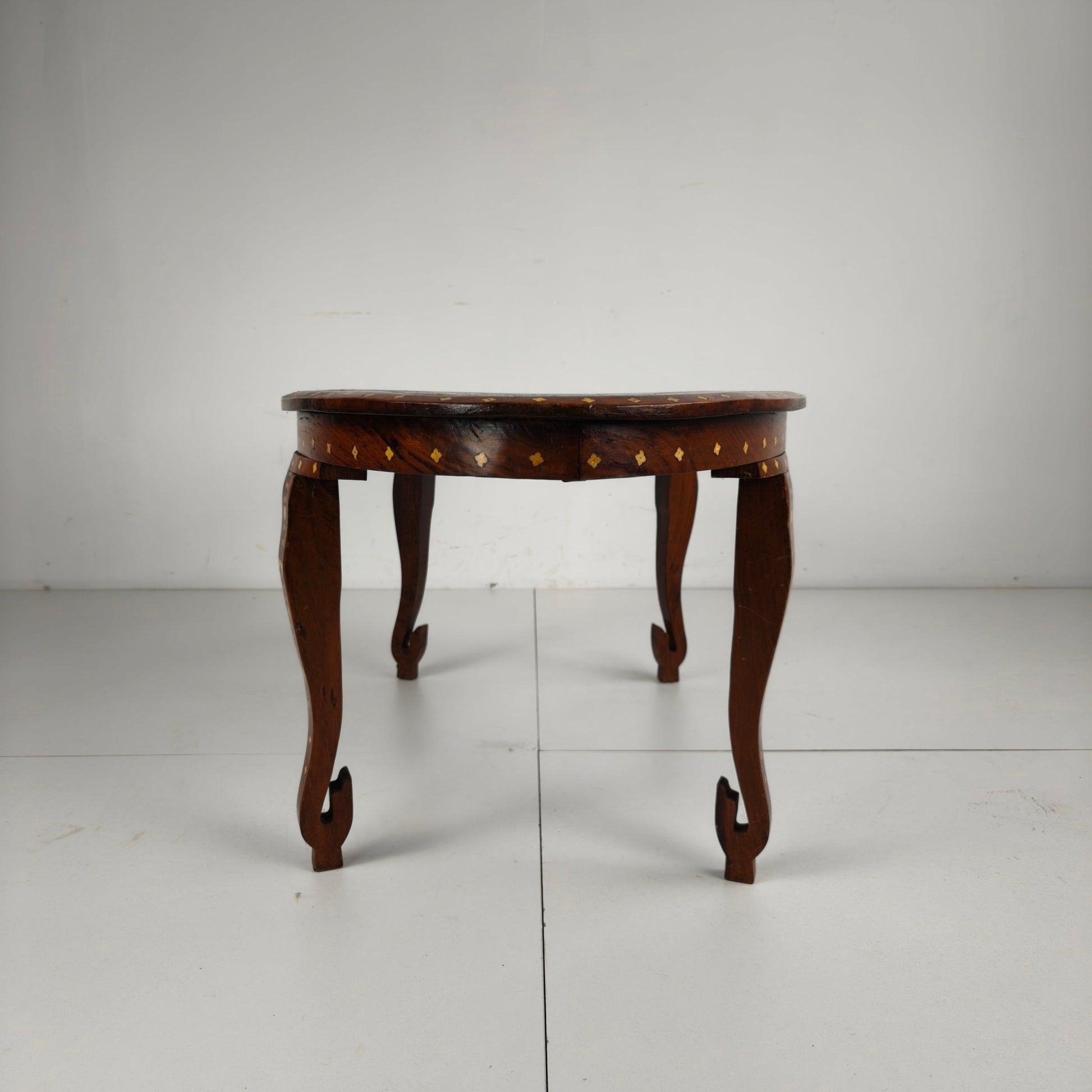 20th Century Anglo-Indian Inlaid Bone Coffee Table 20th Century Anglo-Indian Inlaid Bone Coffee Table