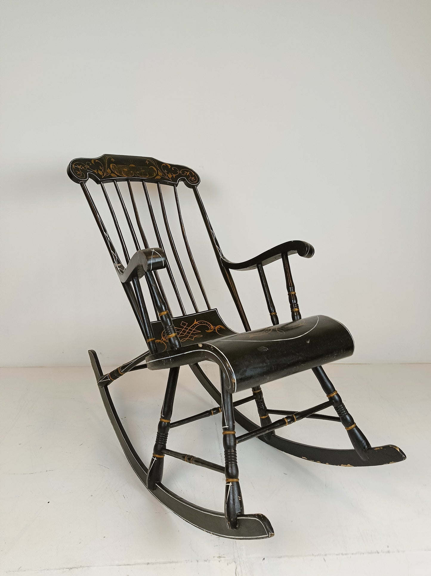 Antique Swedish Rocking Chair