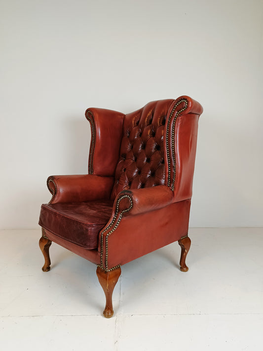 Chesterfield Wingback Armchair