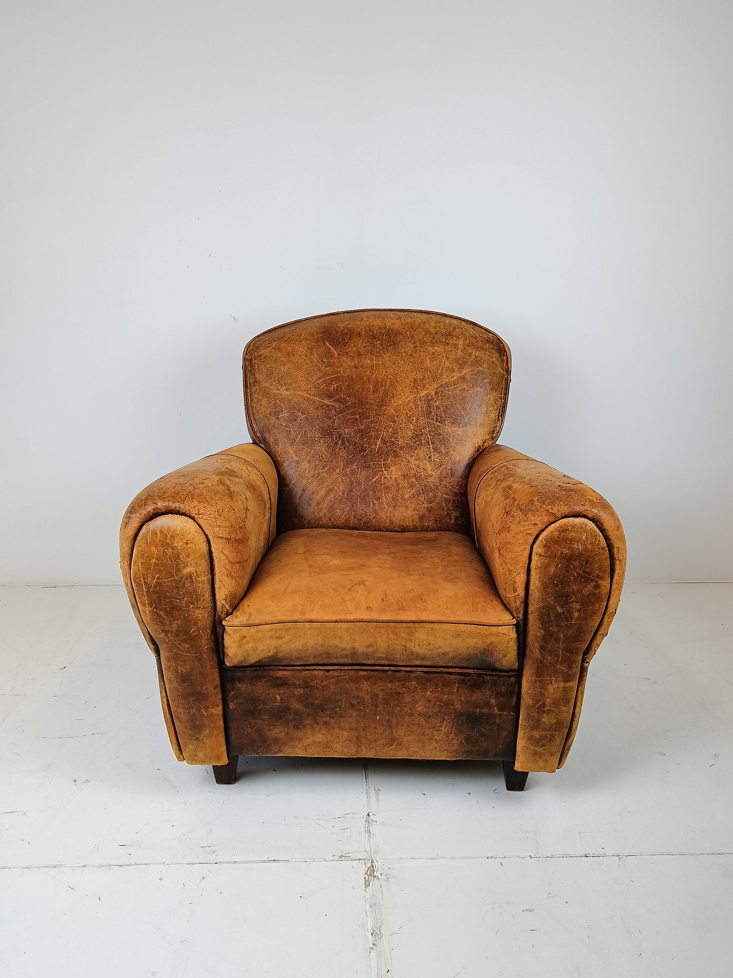 French Armchair Sheepskin / Club Chair