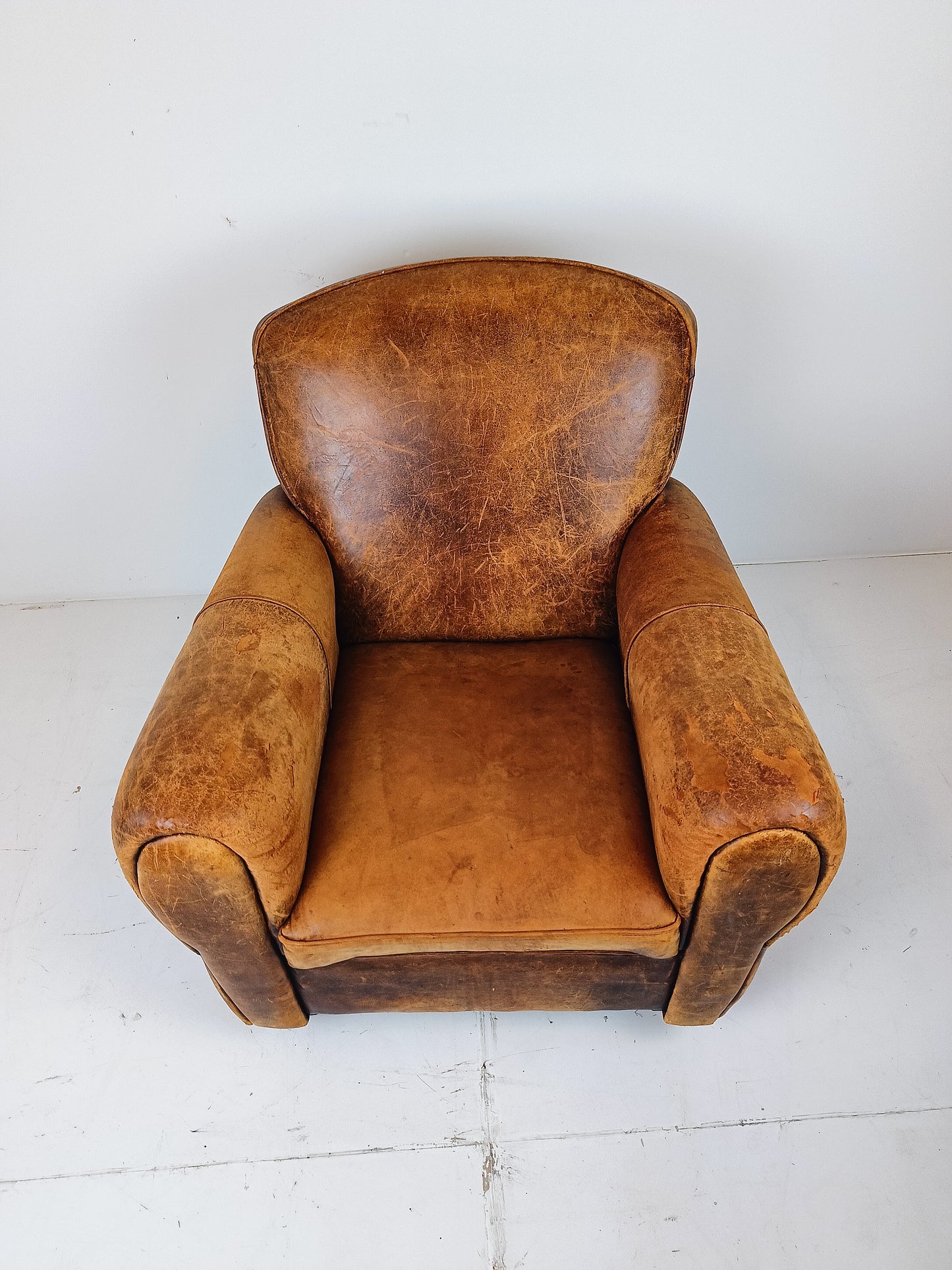 French Armchair Sheepskin / Club Chair