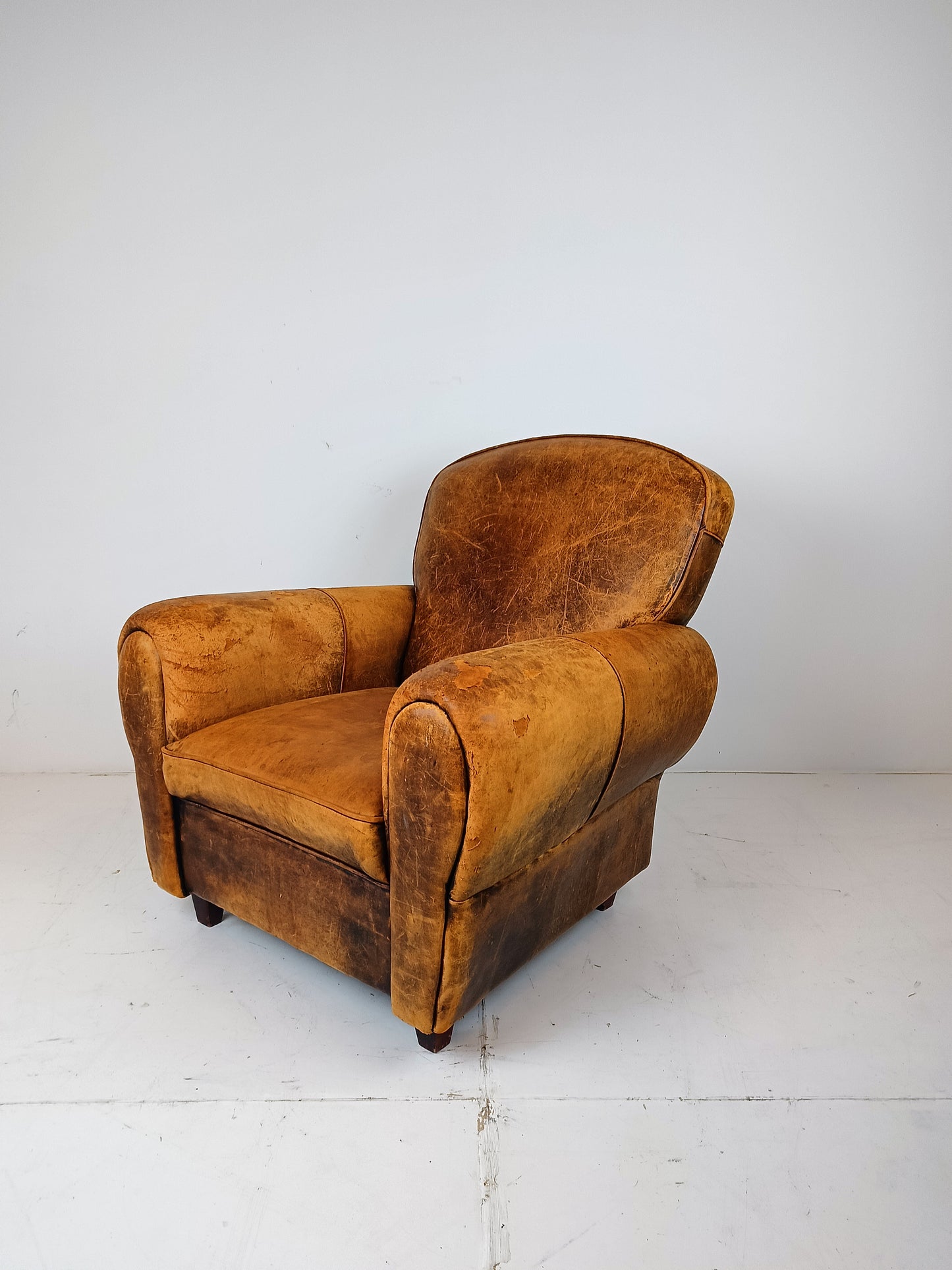 French Armchair Sheepskin / Club Chair