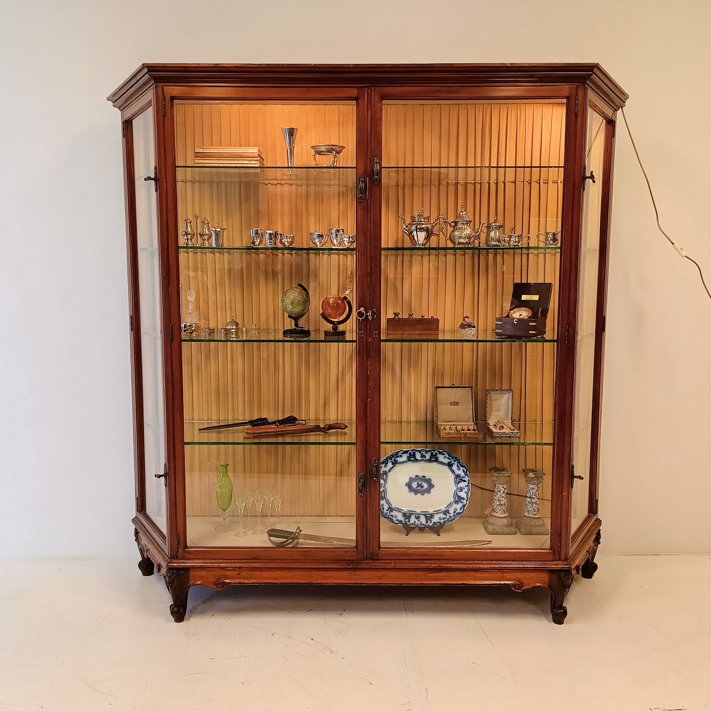 Exceptional Antique Display Cabinet