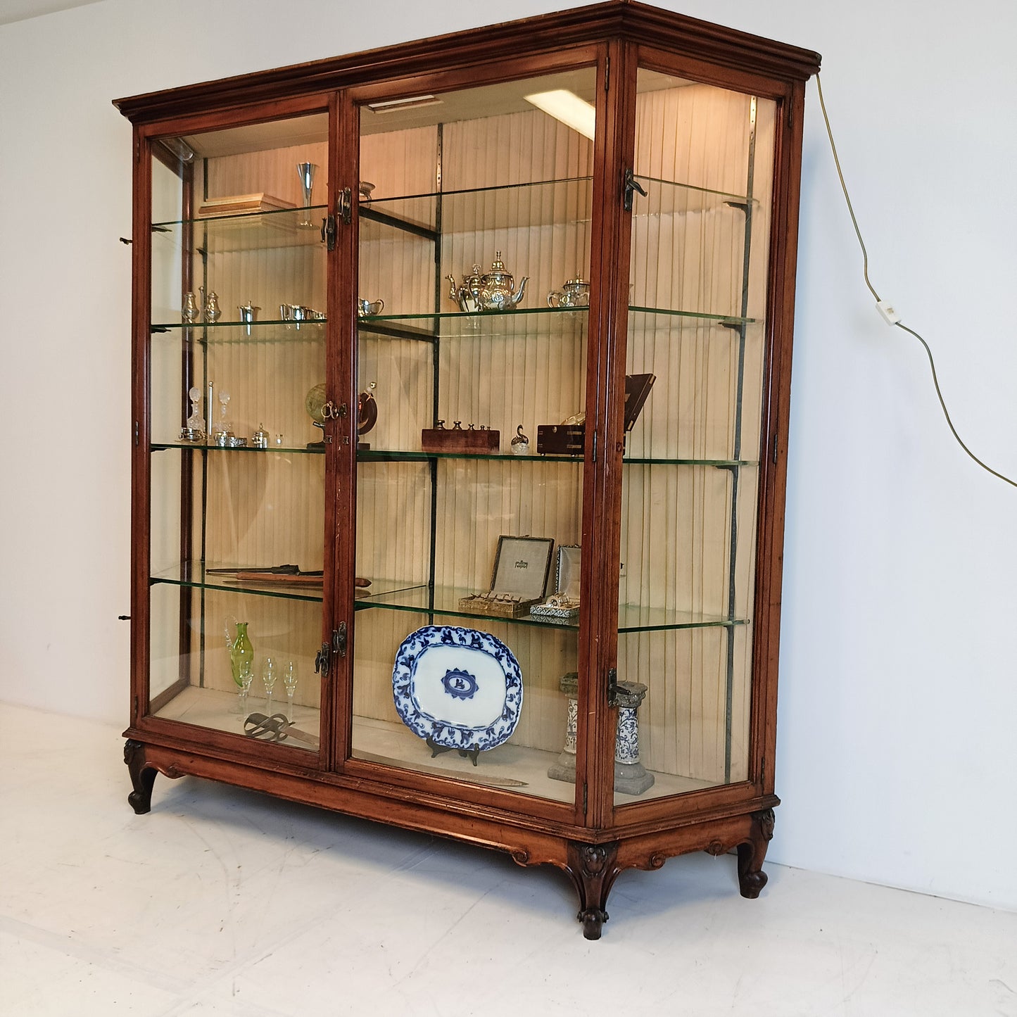 Exceptional Antique Display Cabinet