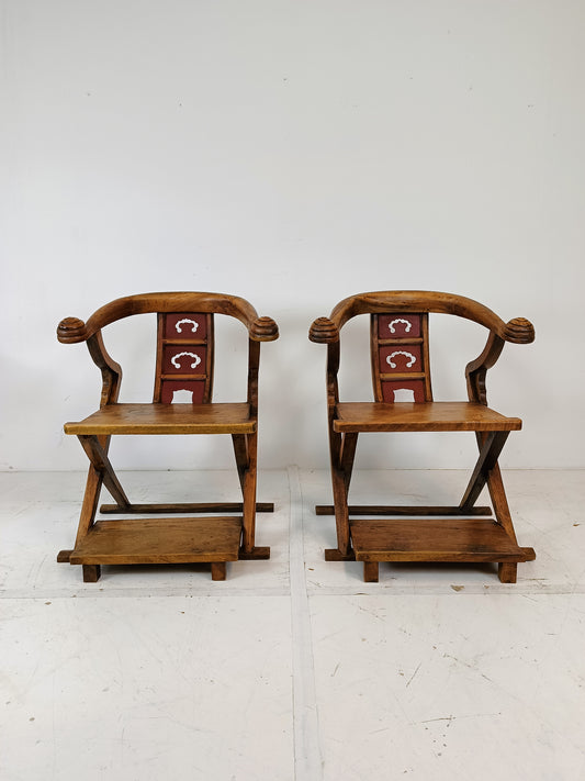 Rare Asian Throne Chairs