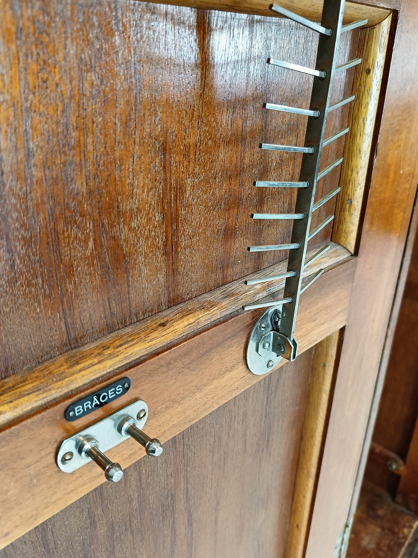 1920s, Mahogany and Oak Compactom Ltd Gentleman's Wardrobe (2)