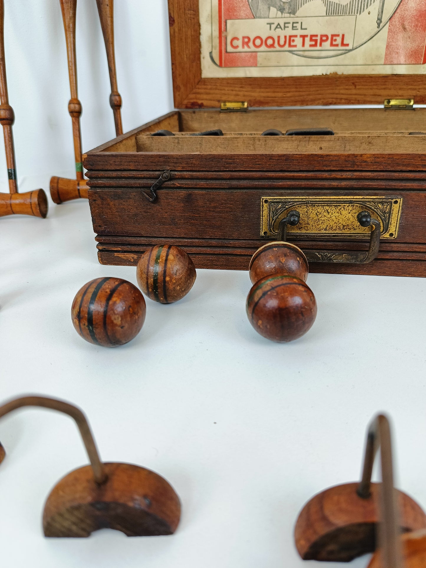 Antique Croquet Tablet Game/ Price On Request