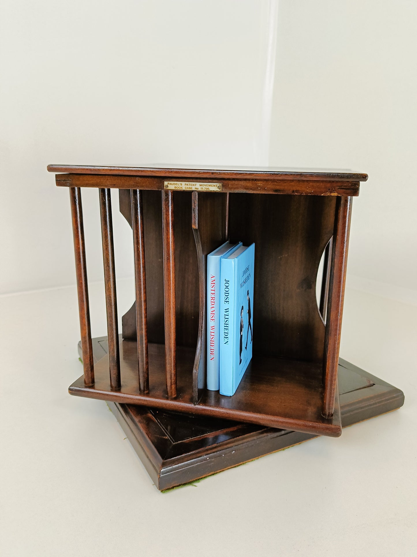 Miniature Antique Bookcase/Bookmill Circa 1900