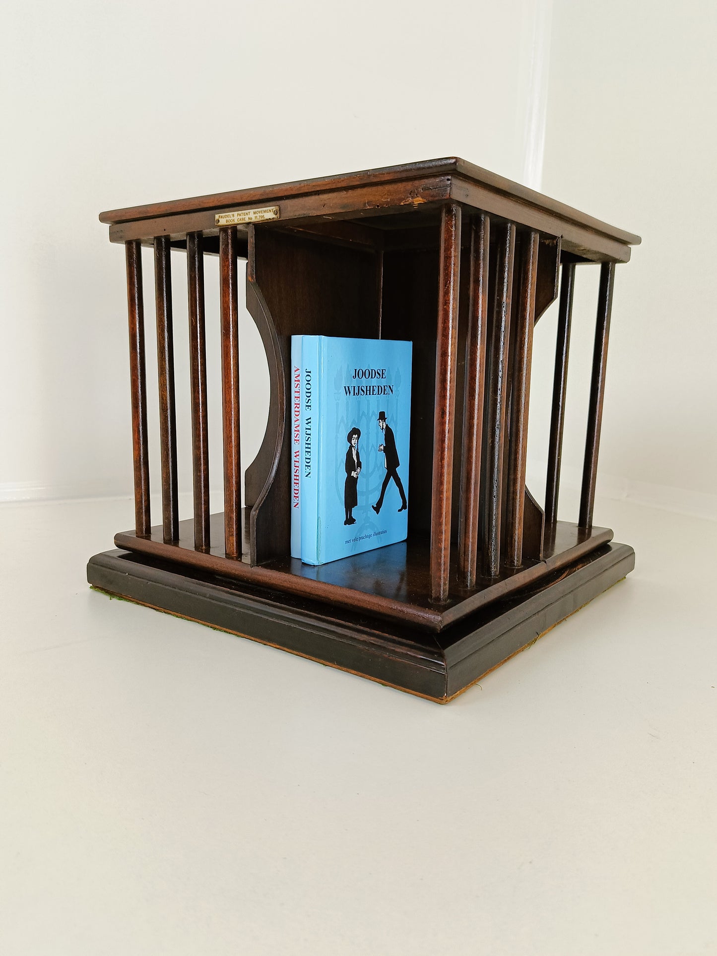 Miniature Antique Bookcase/Bookmill Circa 1900