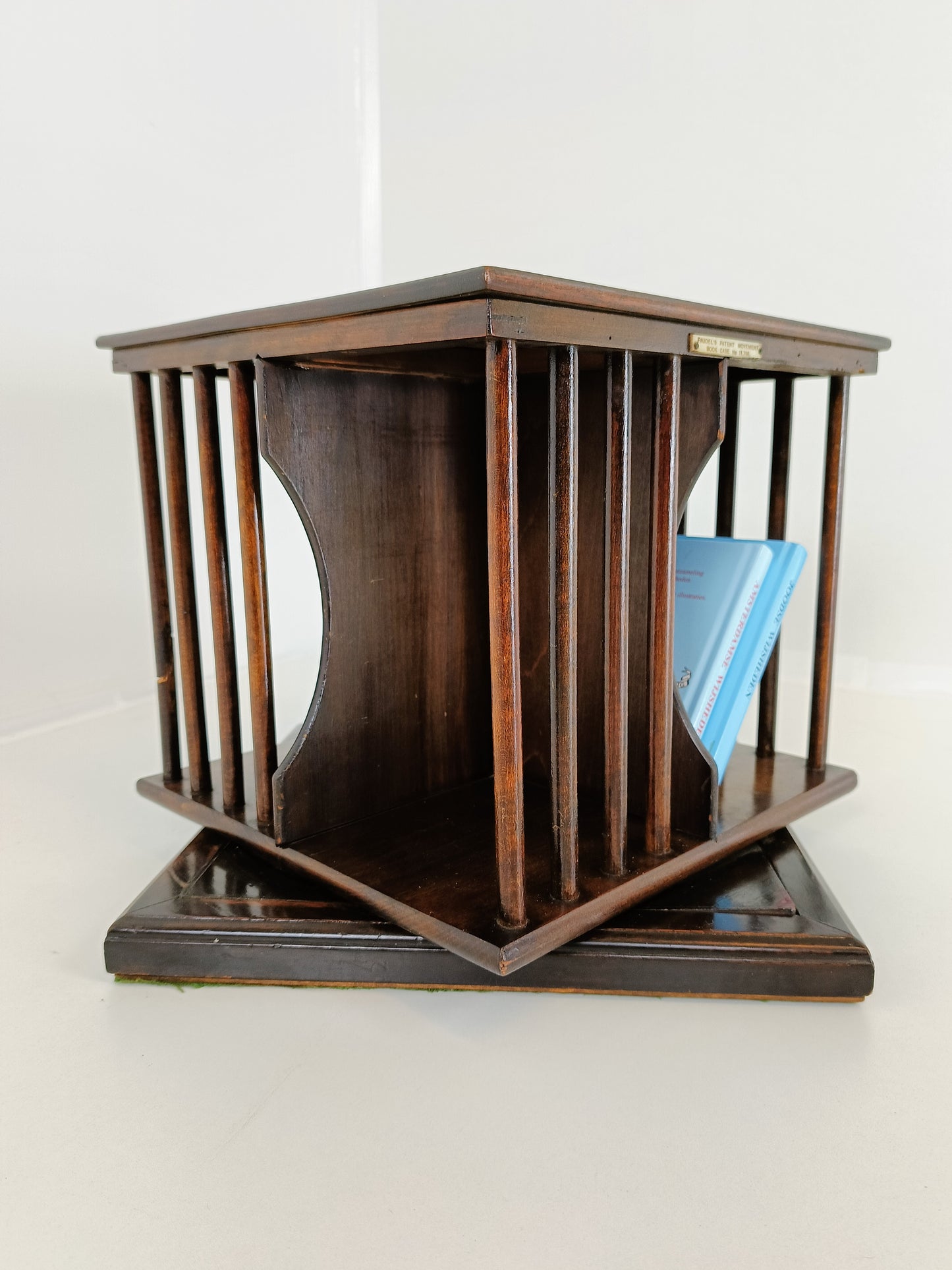 Miniature Antique Bookcase/Bookmill Circa 1900