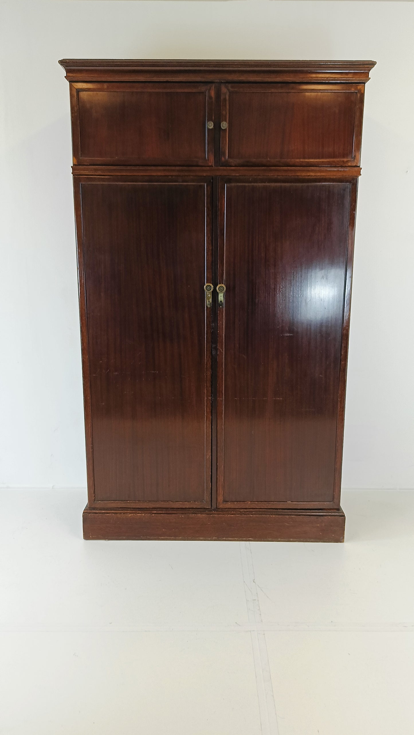 1920s, Mahogany and Oak Compactom Ltd Gentleman's Wardrobe (5)