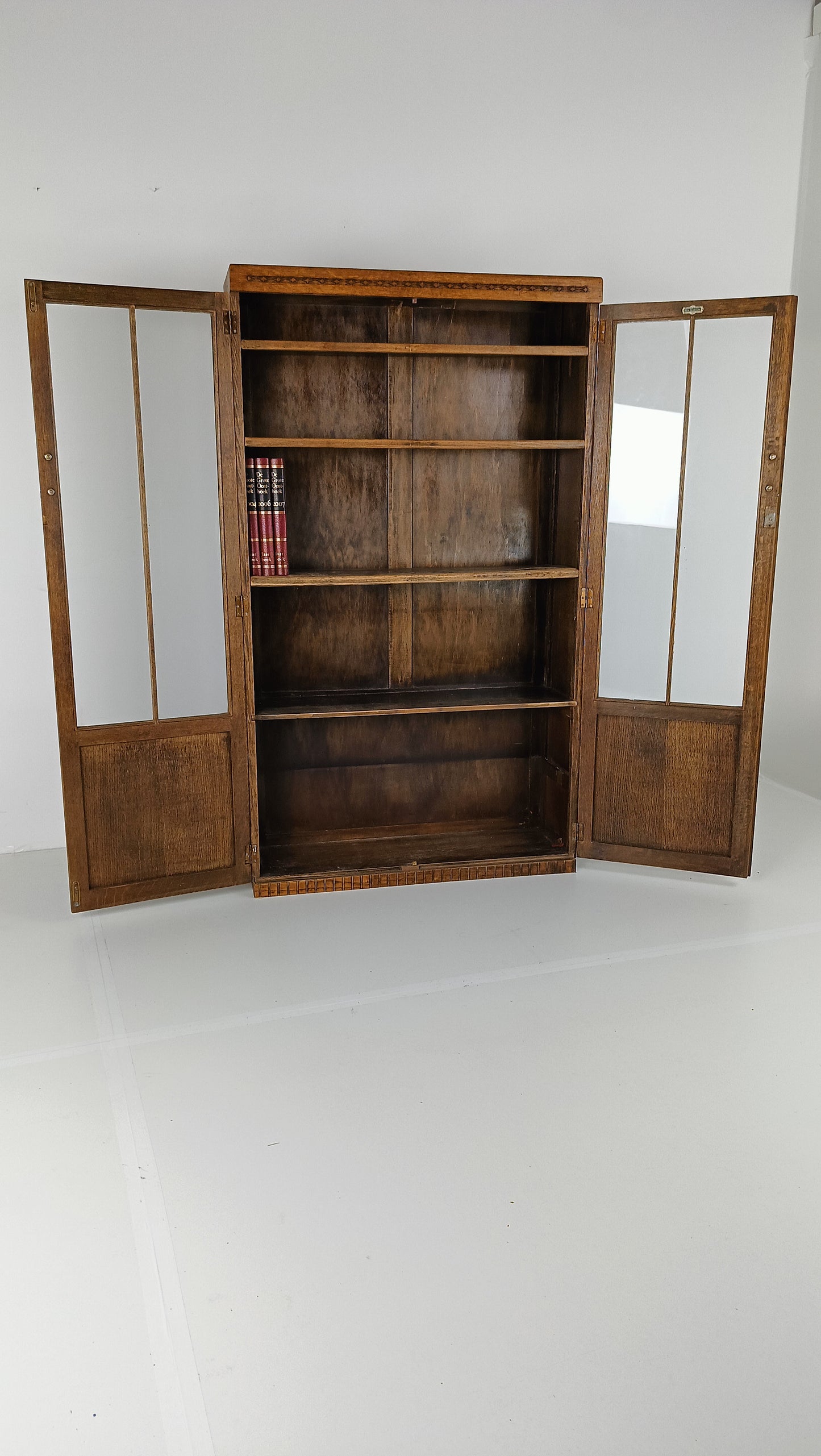 Adorable Small Antique Book Cabinet