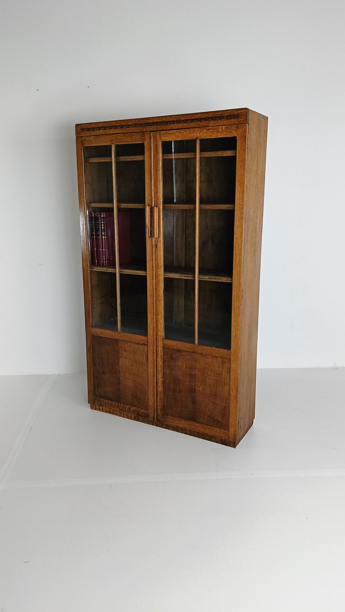 Adorable Small Antique Book Cabinet