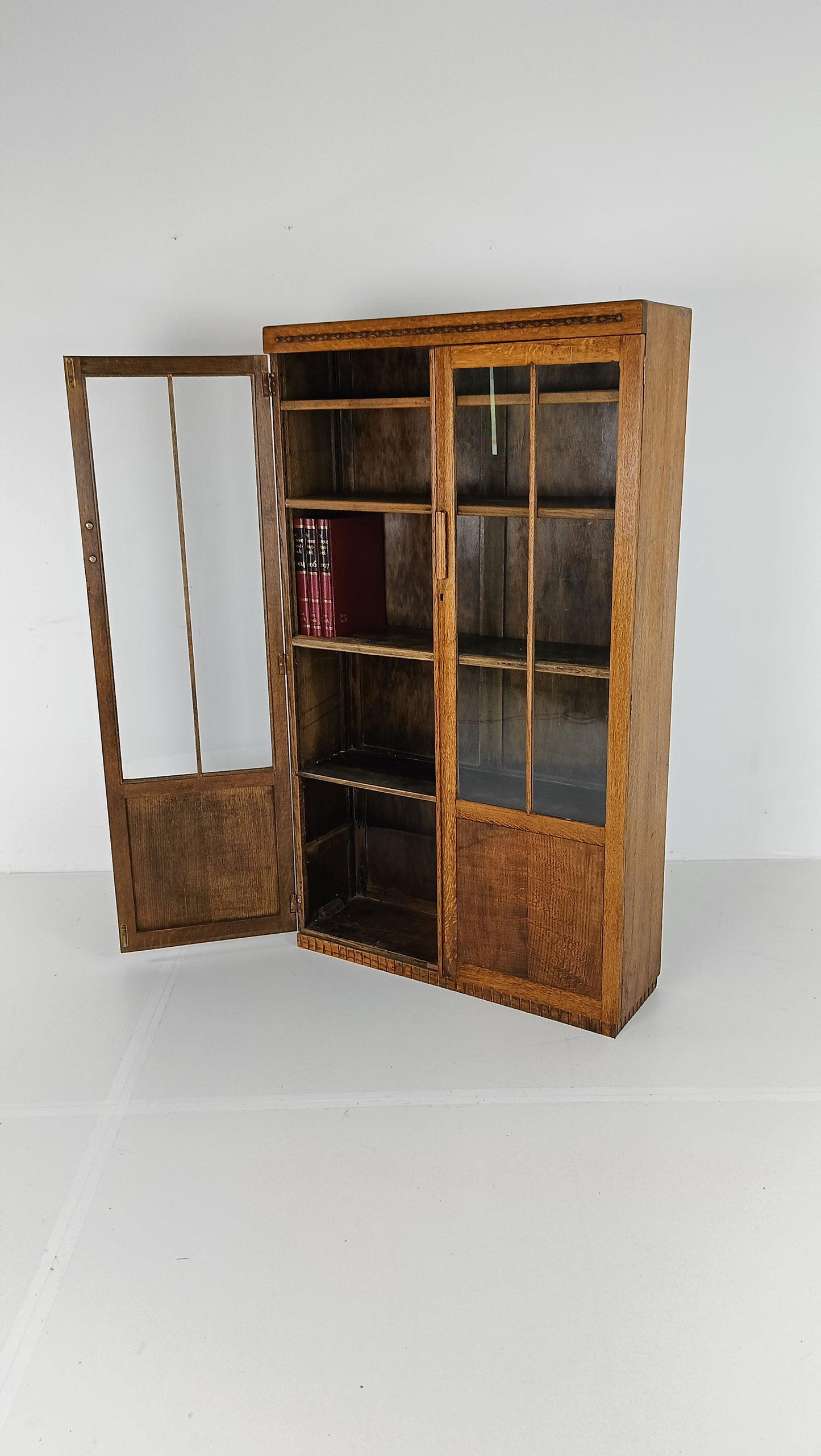 Adorable Small Antique Book Cabinet