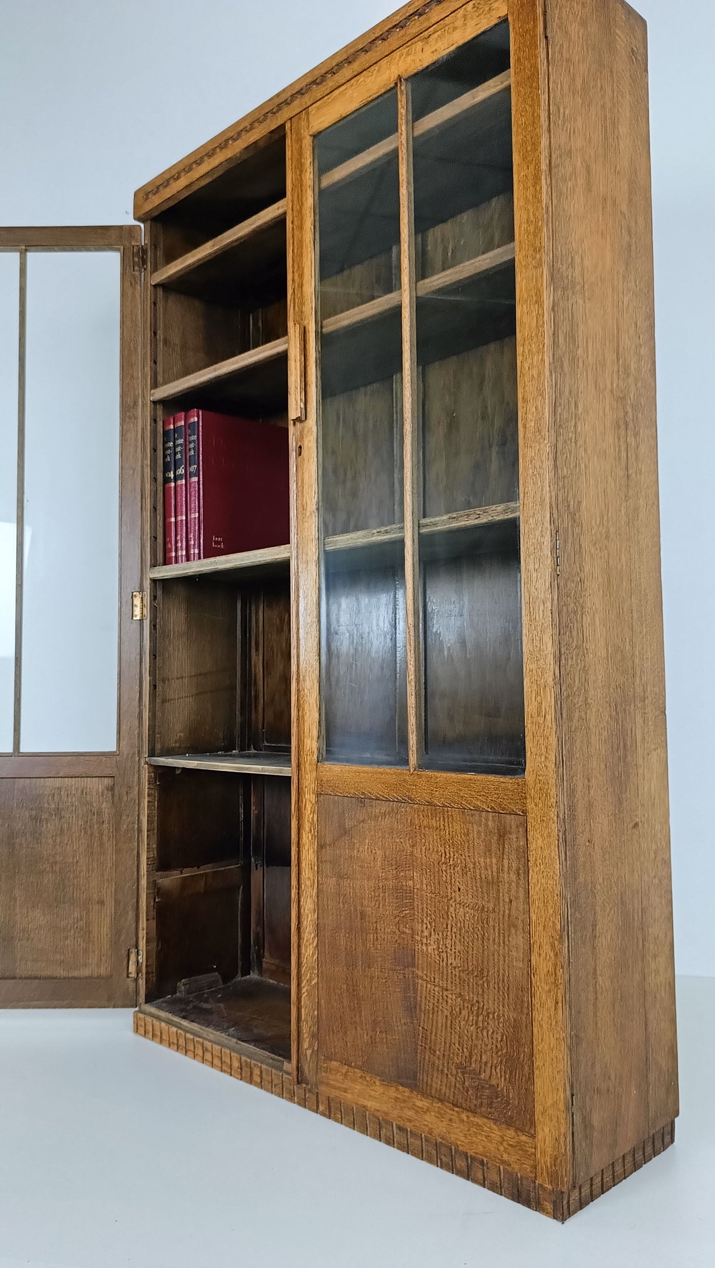 Adorable Small Antique Book Cabinet