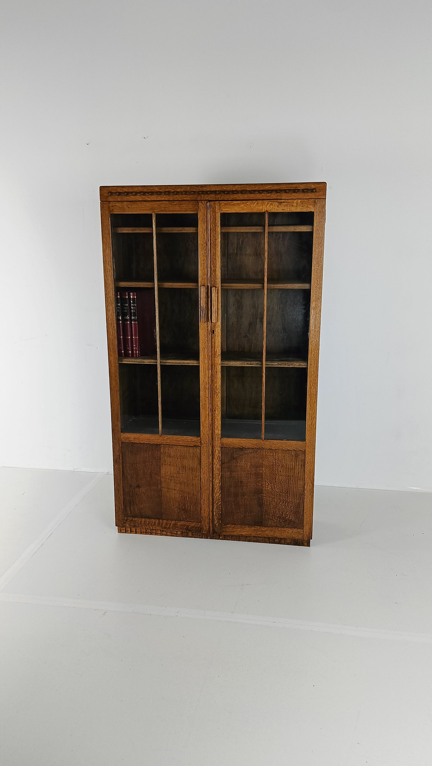 Adorable Small Antique Book Cabinet