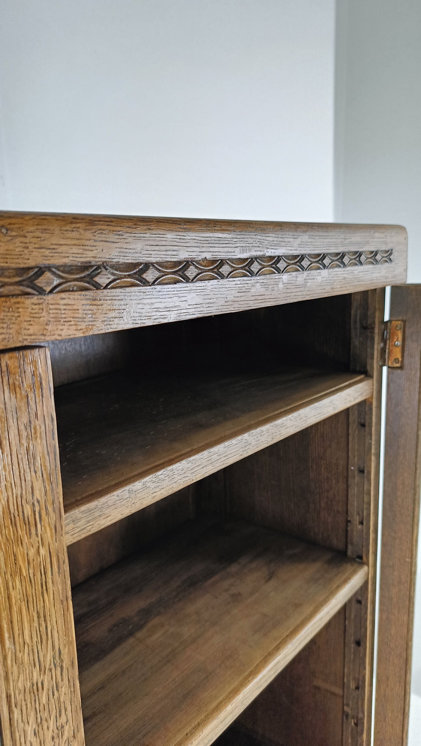 Adorable Small Antique Book Cabinet