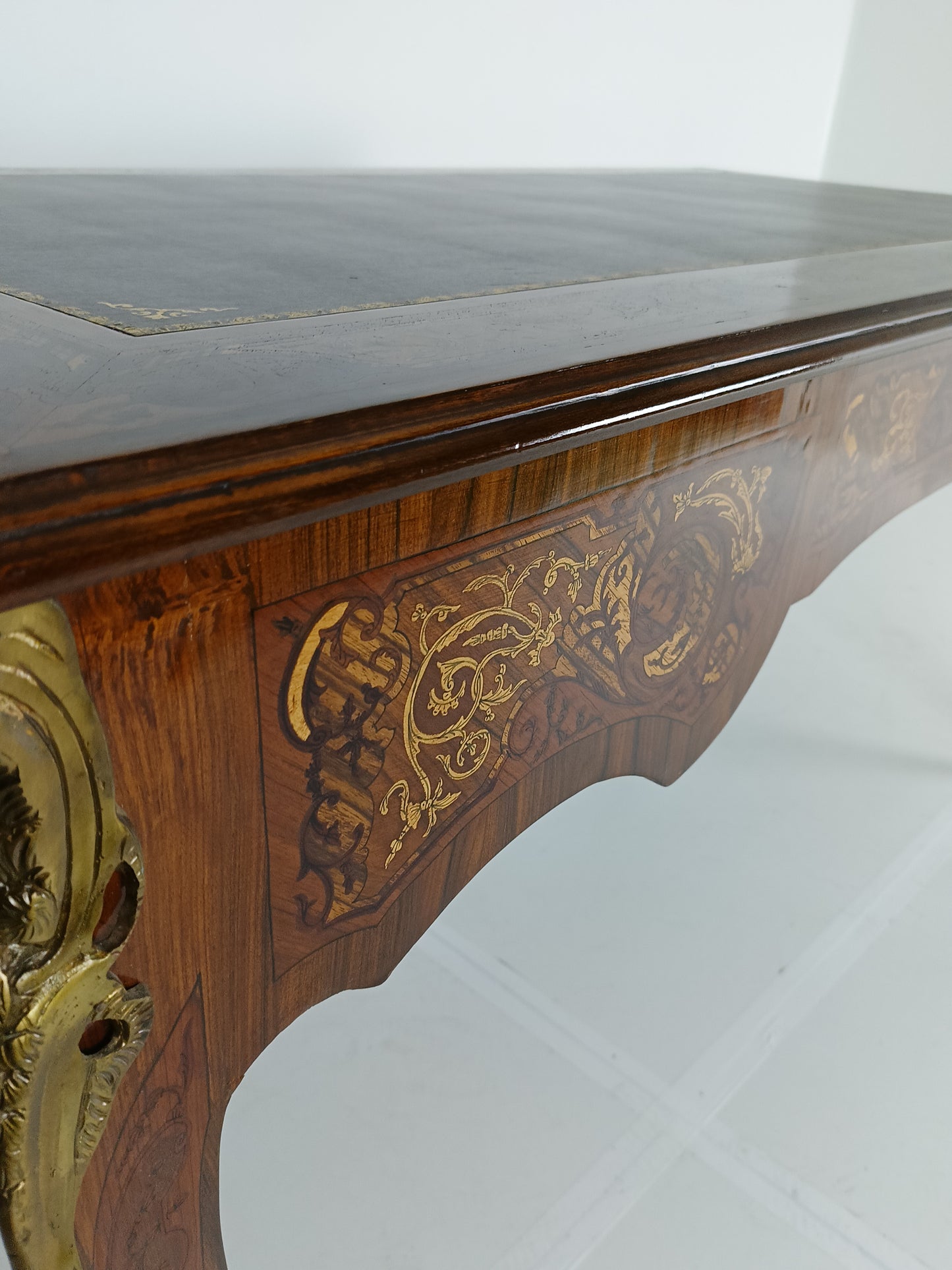 Louis XV  Double-Sided Mahogany And Rosewood Flat Desk