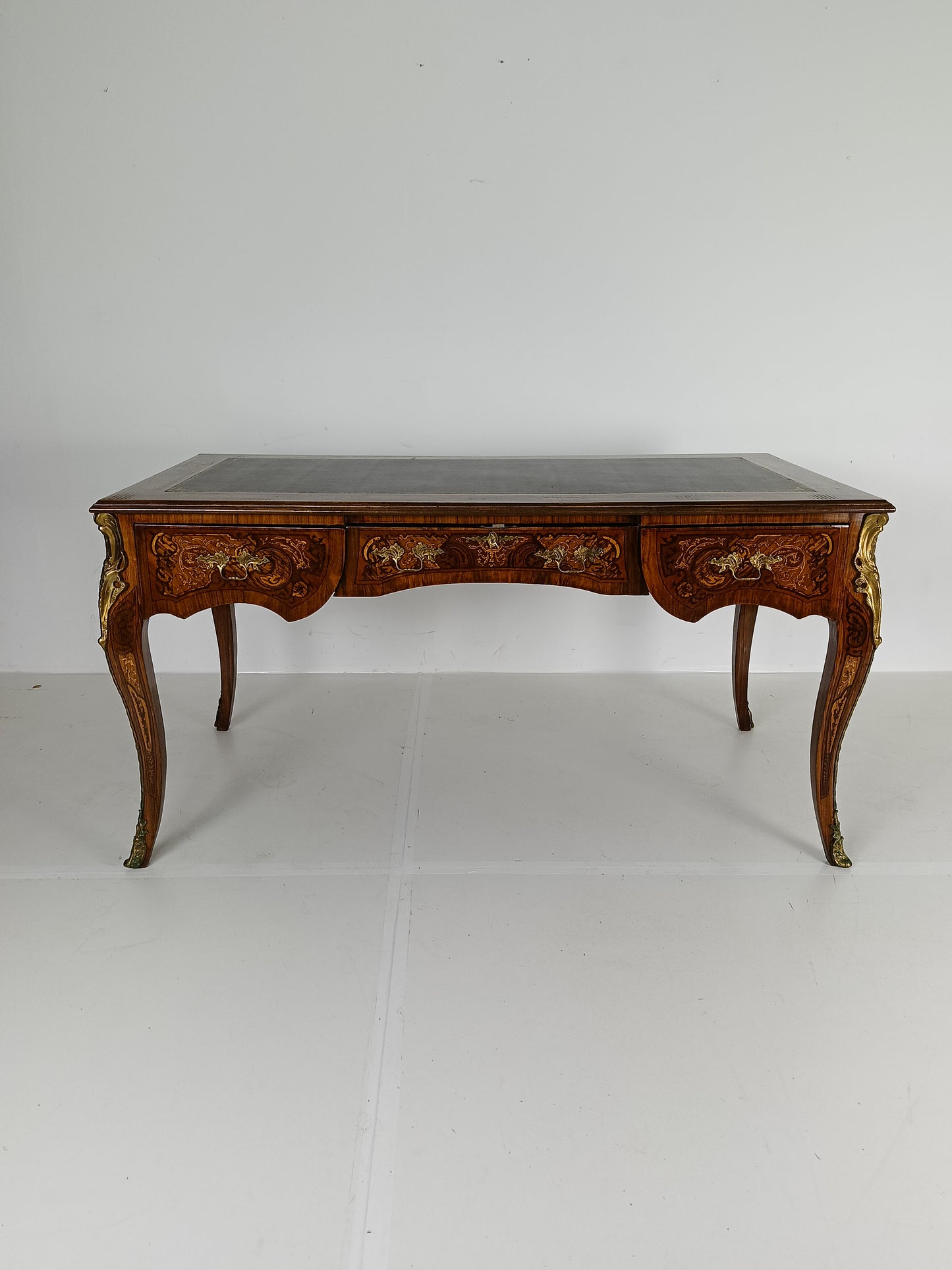 Louis XV  Double-Sided Mahogany And Rosewood Flat Desk