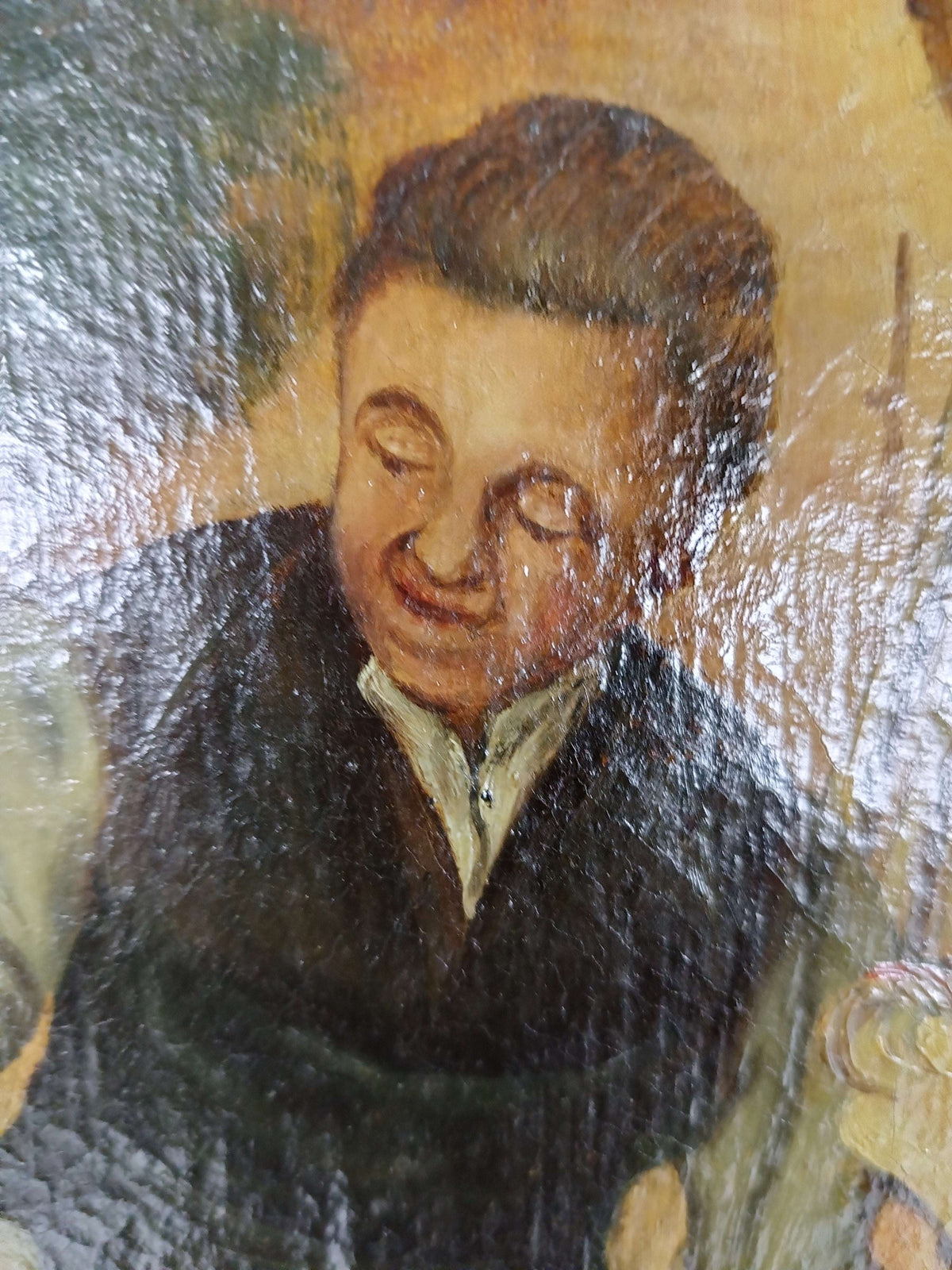 Painting Of Men Enjoying Life Painting Of Men Enjoying Life