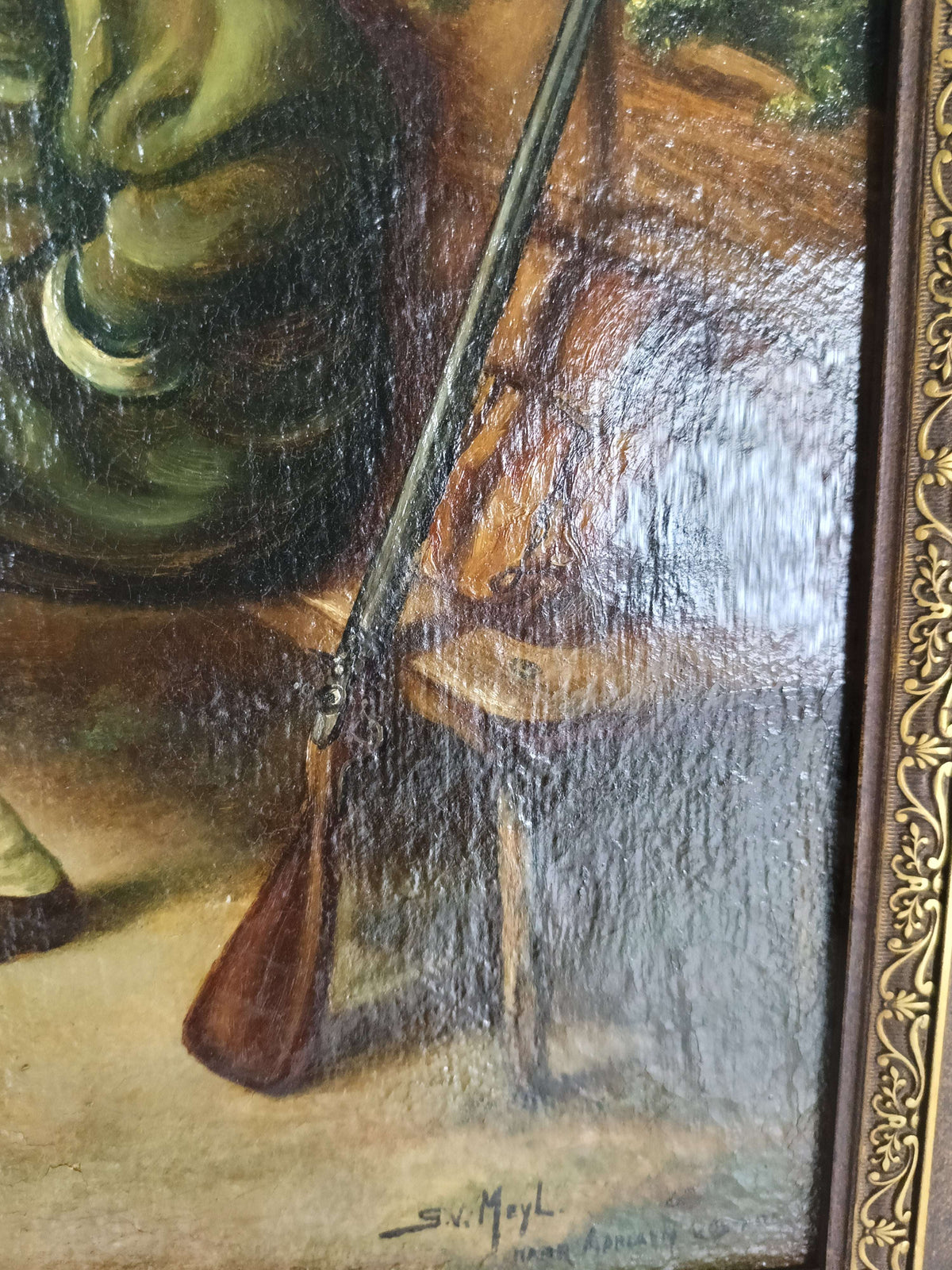 Painting Of Men Enjoying Life Painting Of Men Enjoying Life