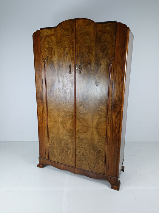 English Antique Wardrobe 1920's