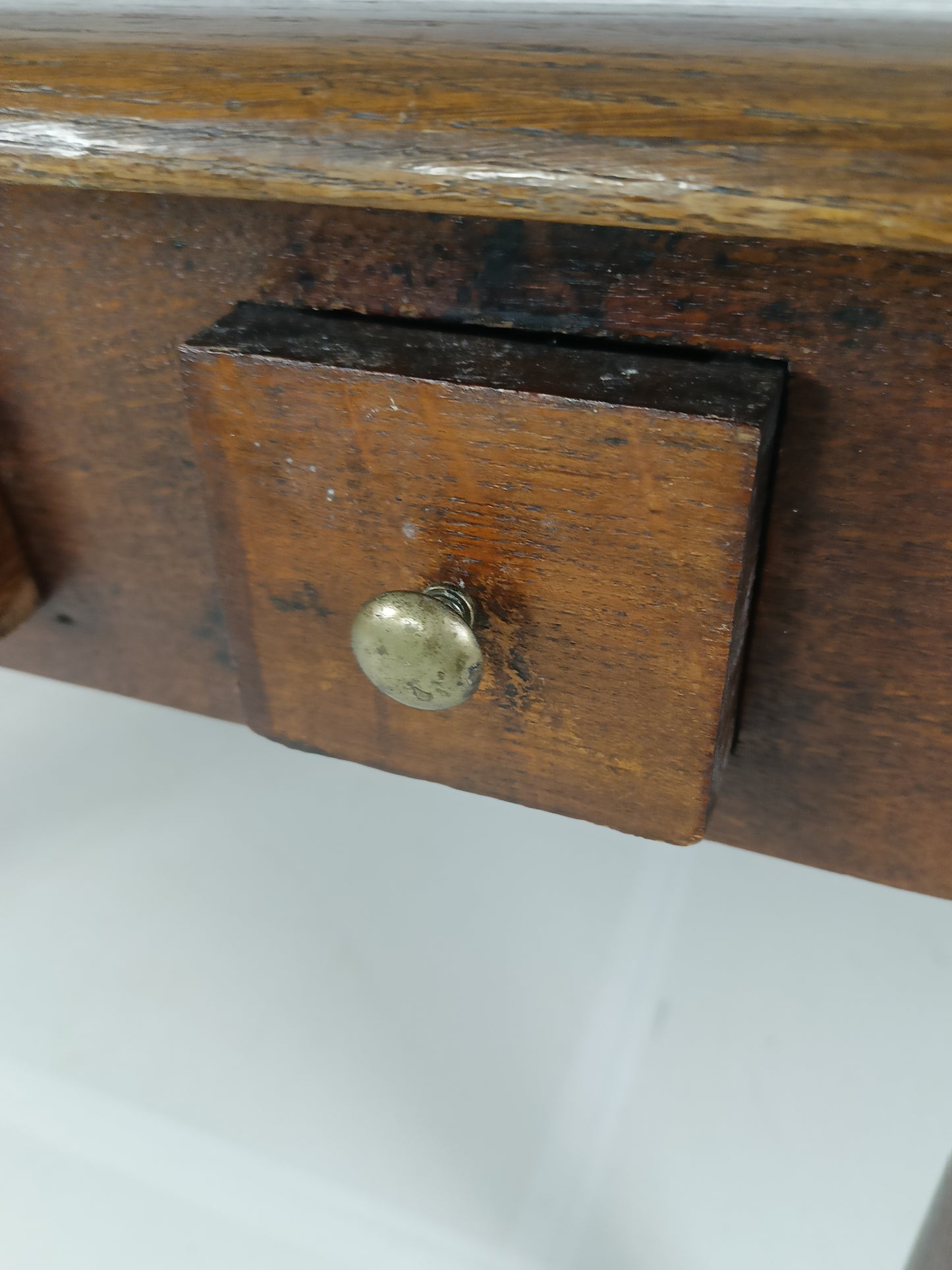 Antique Late 19th-Century Oak Monastery Table – Belgium