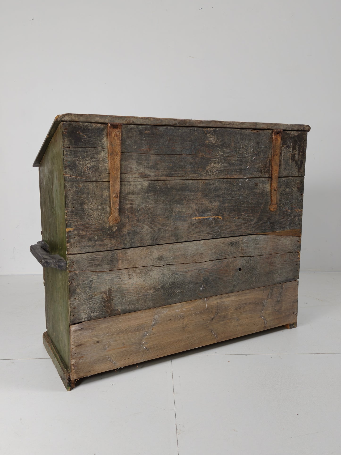 Dutch Hand-Painted Tool Chest | 1836 | Folk Art