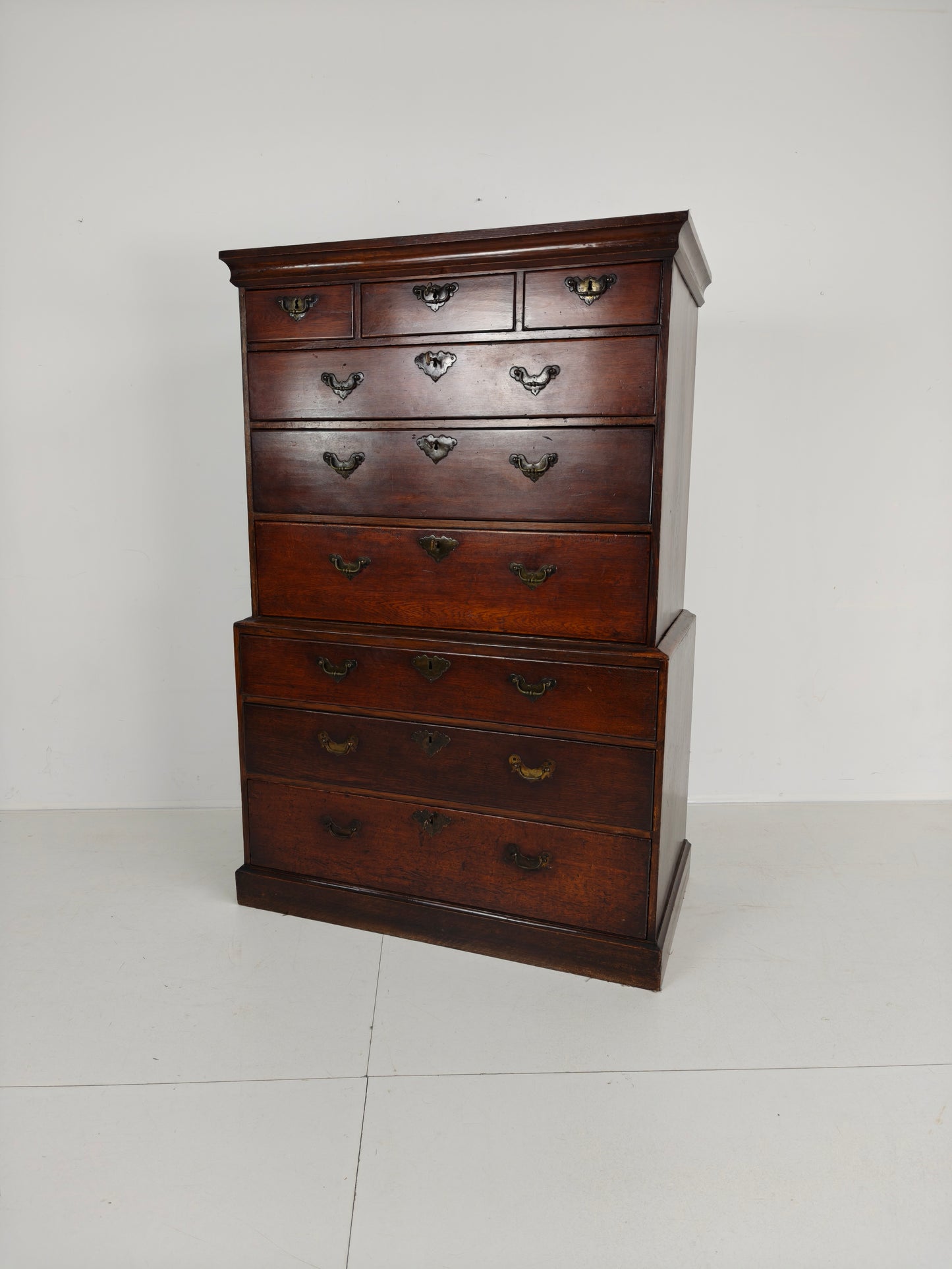 George III Country Tallboy / Chest on Chest