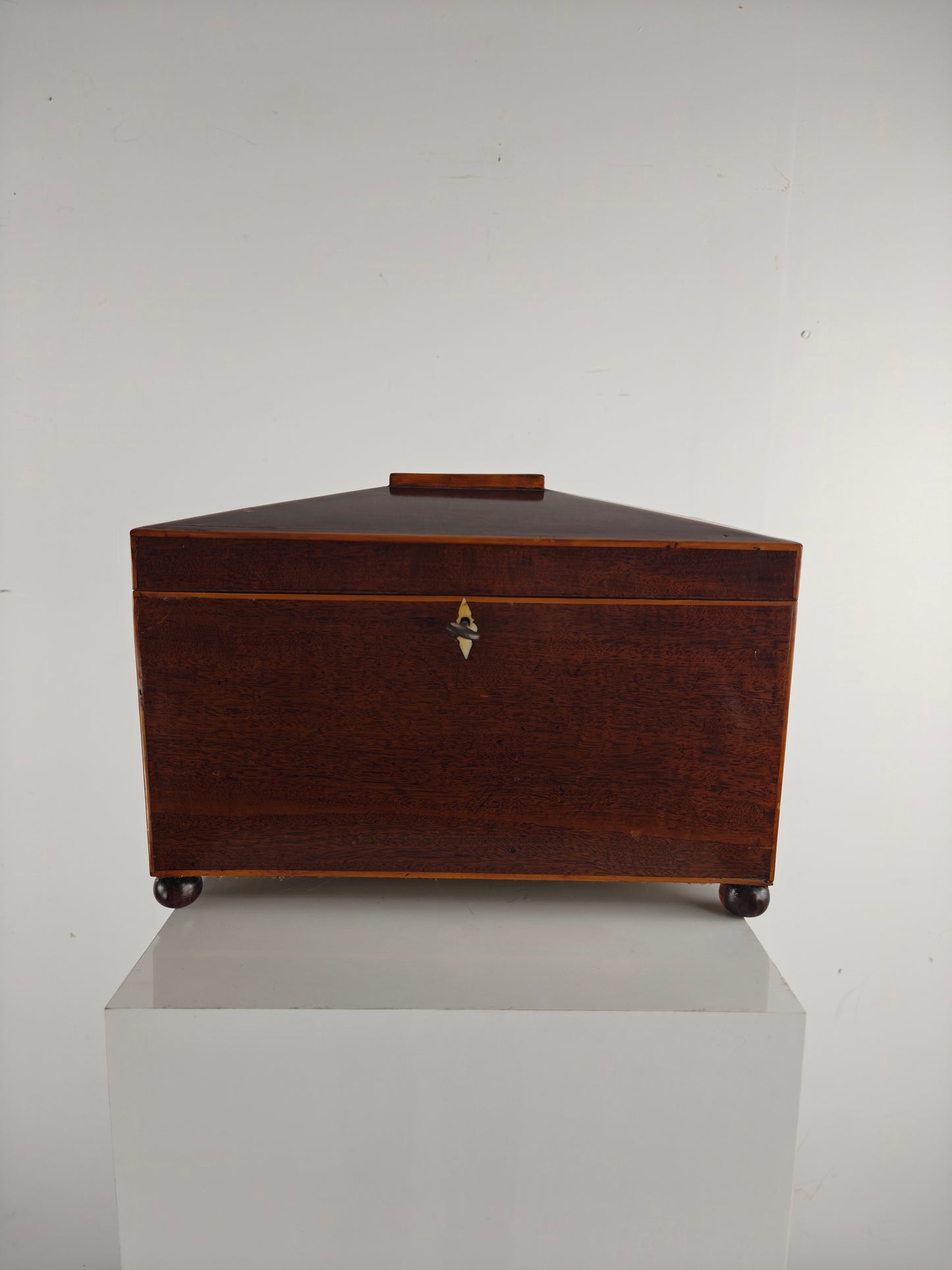 Antique English Rosewood Tea box, Early 19th Century