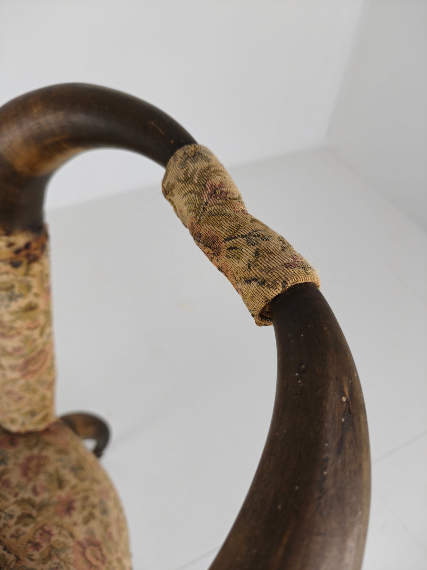 Rare 19th Century Highly Decorative Bull Horn Armchair (1870)