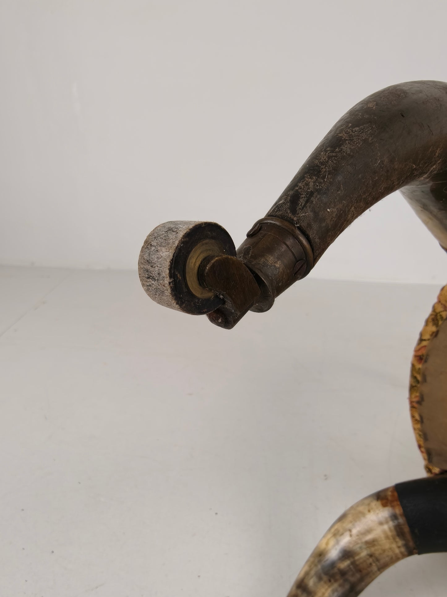 Rare 19th Century Highly Decorative Bull Horn Armchair (1870)