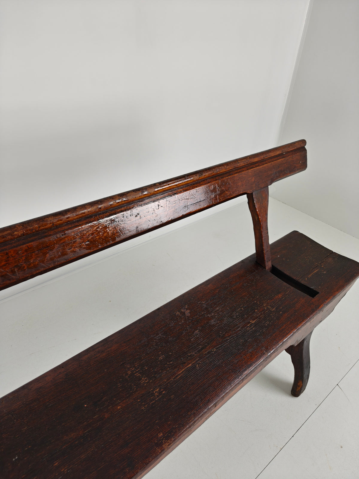 Victorian Pitch Pine Railway Bench – Halstead’s Makers, Todmorden Victorian Pitch Pine Railway Bench – Halstead’s Makers, Todmorden