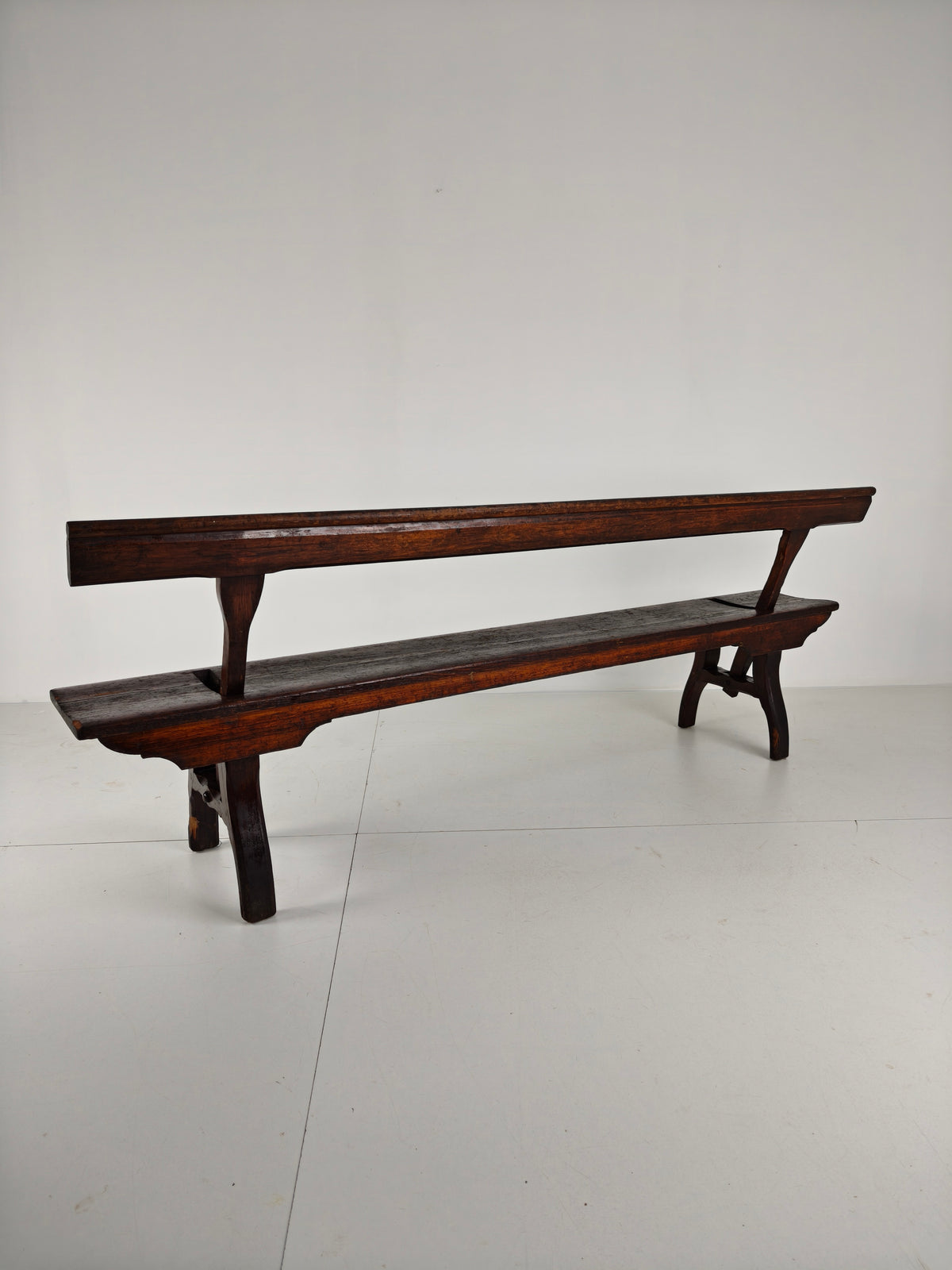 Victorian Pitch Pine Railway Bench – Halstead’s Makers, Todmorden Victorian Pitch Pine Railway Bench – Halstead’s Makers, Todmorden