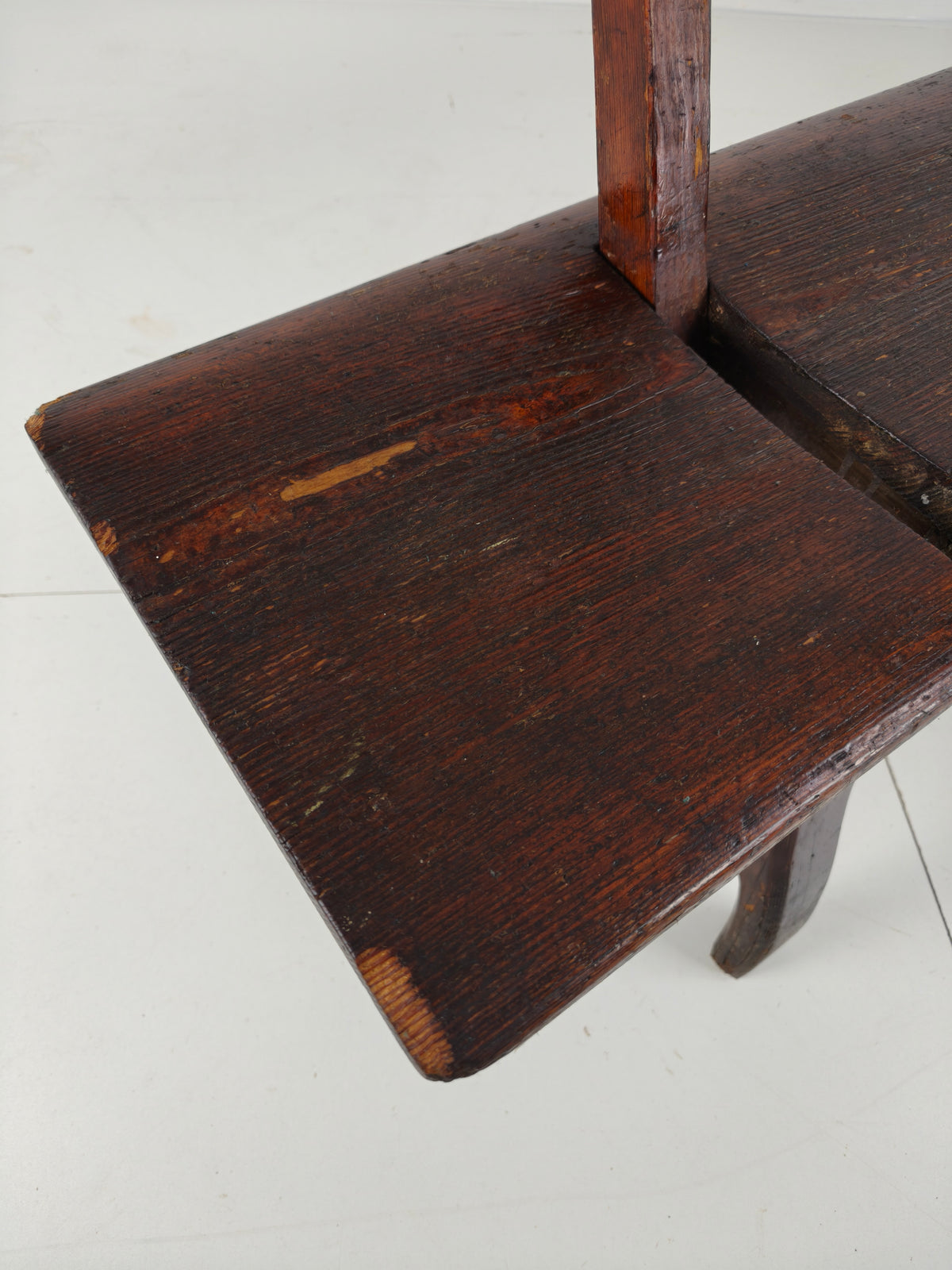 Victorian Pitch Pine Railway Bench – Halstead’s Makers, Todmorden Victorian Pitch Pine Railway Bench – Halstead’s Makers, Todmorden