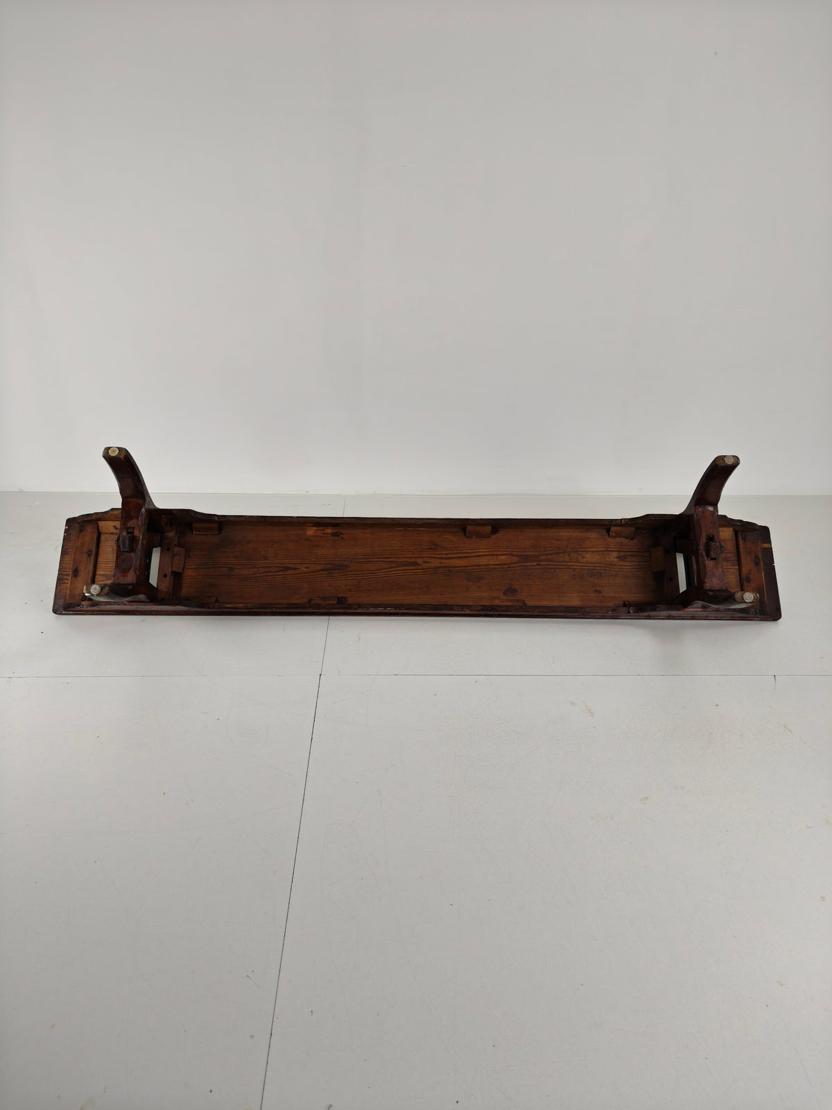 Victorian Pitch Pine Railway Bench – Halstead’s Makers, Todmorden Victorian Pitch Pine Railway Bench – Halstead’s Makers, Todmorden