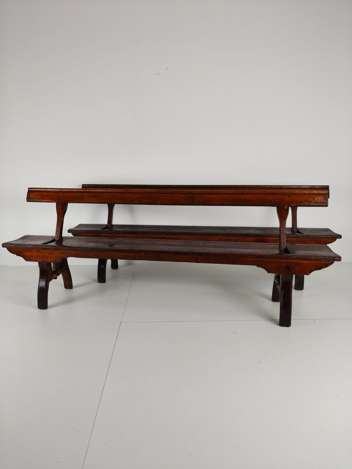 Victorian Pitch Pine Railway Bench – Halstead’s Makers, Todmorden Victorian Pitch Pine Railway Bench – Halstead’s Makers, Todmorden