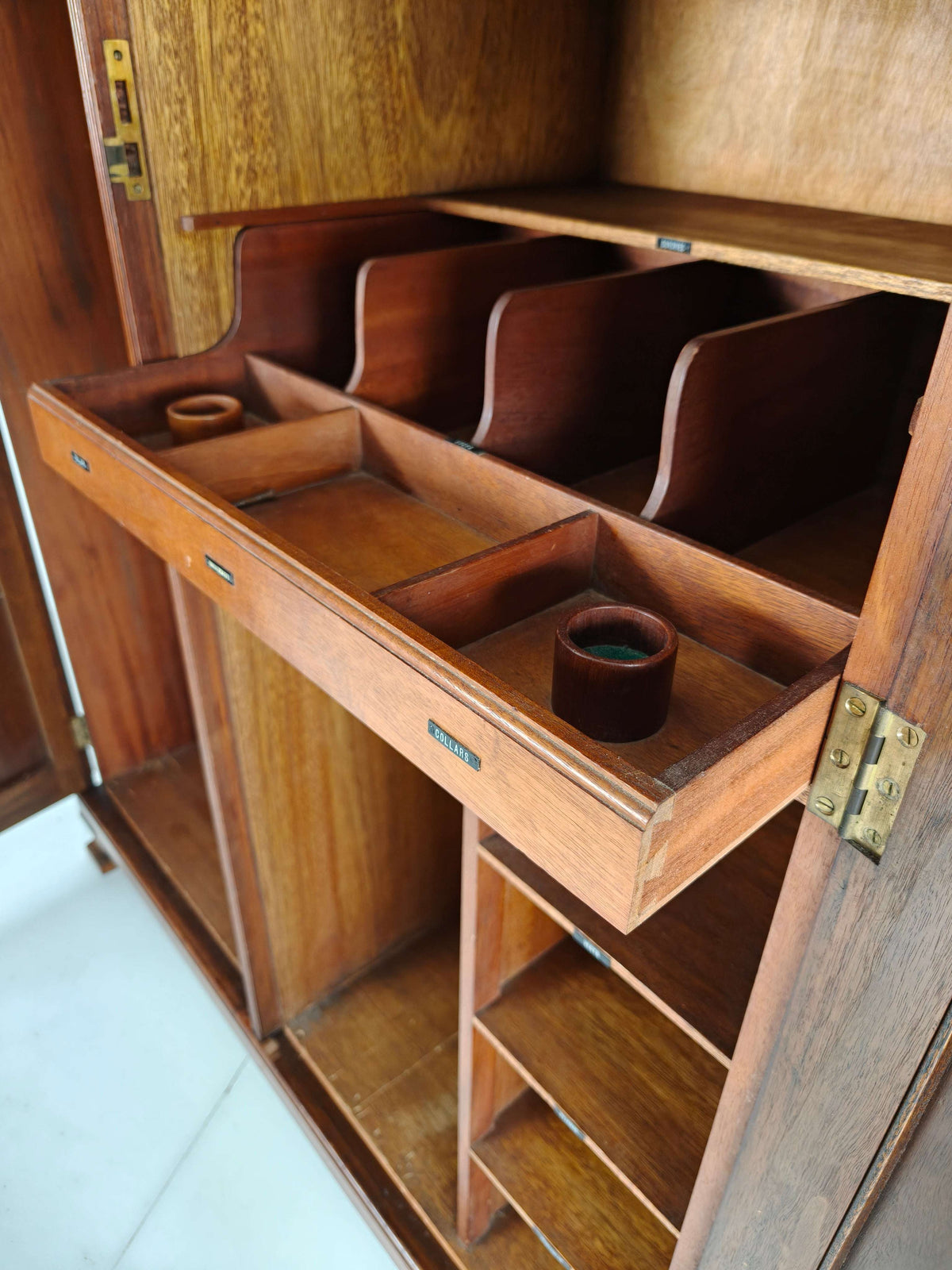 Stunning English Art Deco Burr Walnut Wardrobe by Waring & Gillow – c.1900–1932 Stunning English Art Deco Burr Walnut Wardrobe by Waring & Gillow – c.1900–1932