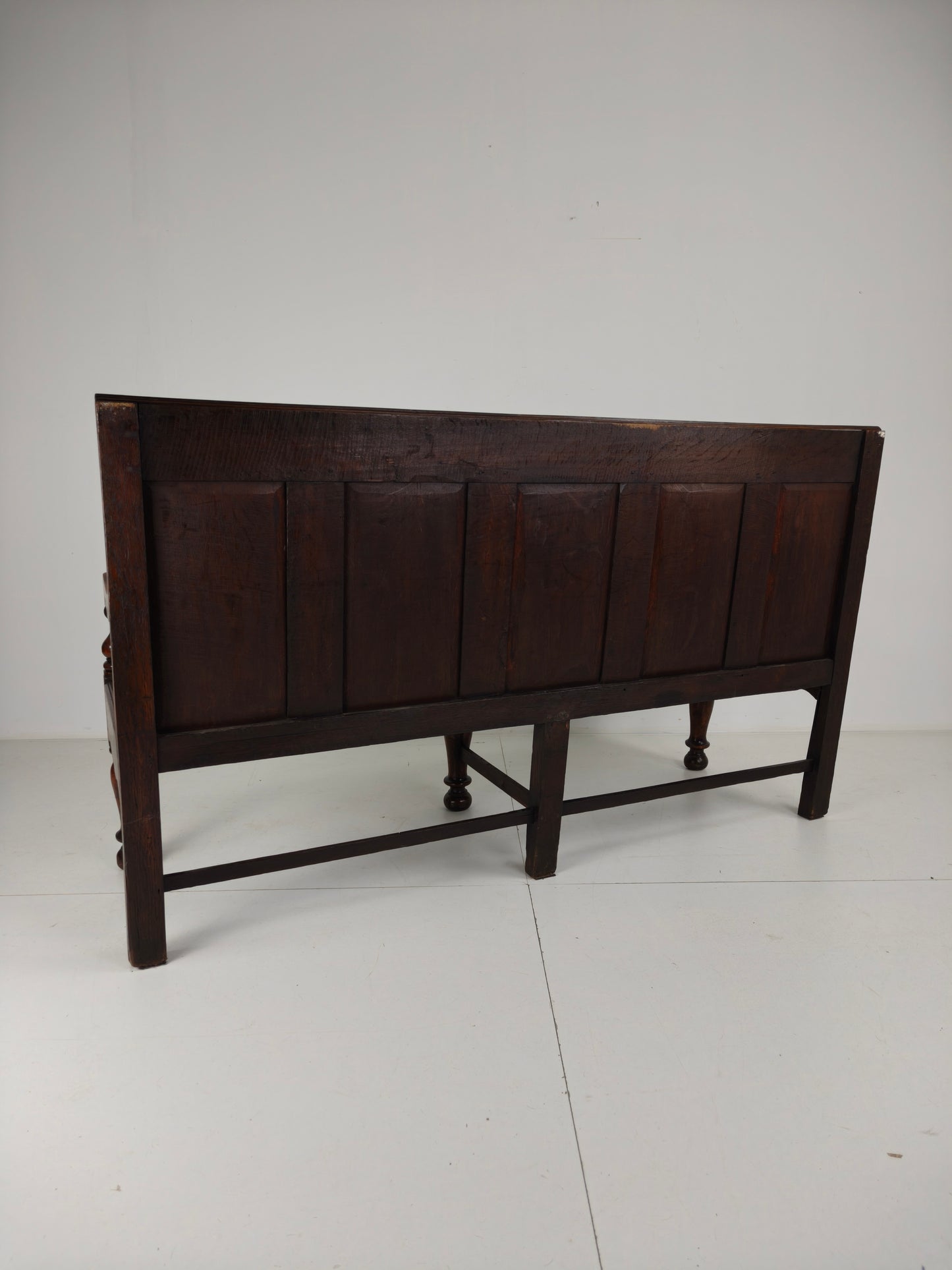 18th Century Georgian Oak Settle Bench – Dated Circa 1790