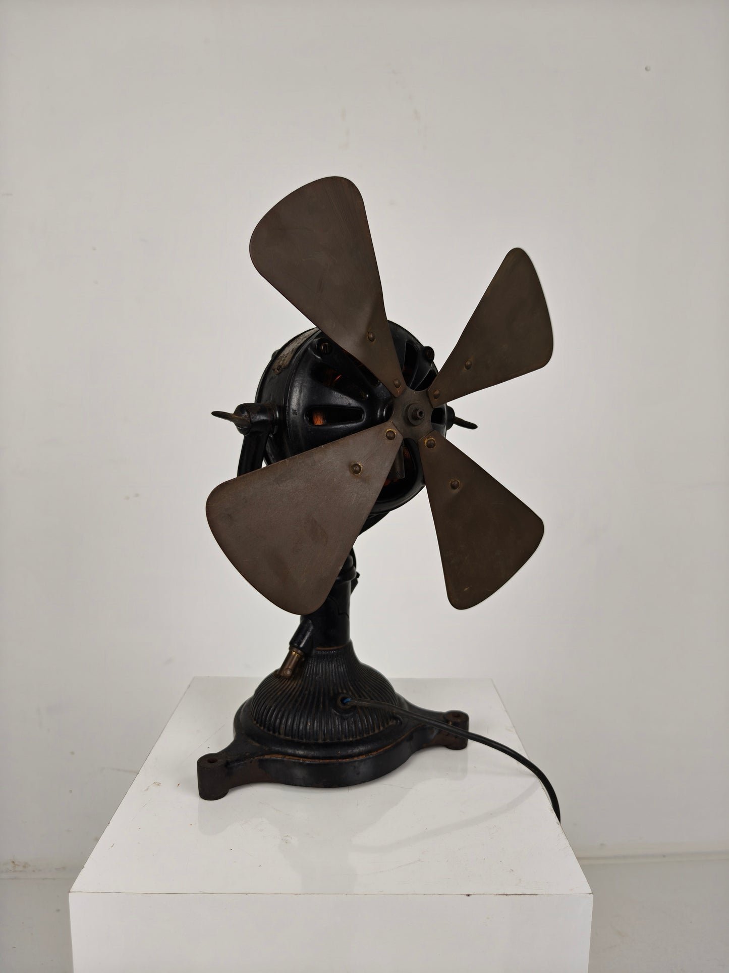Rare Antique Cast Iron Bergmann Berlin Fan – ca. 1910 – Fully Working