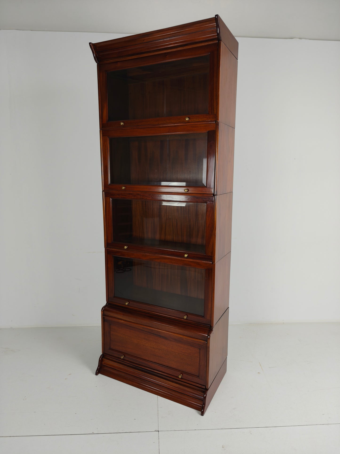 Bookcase in Globe-Wernicke Style – Mahogany – Beveled Glass