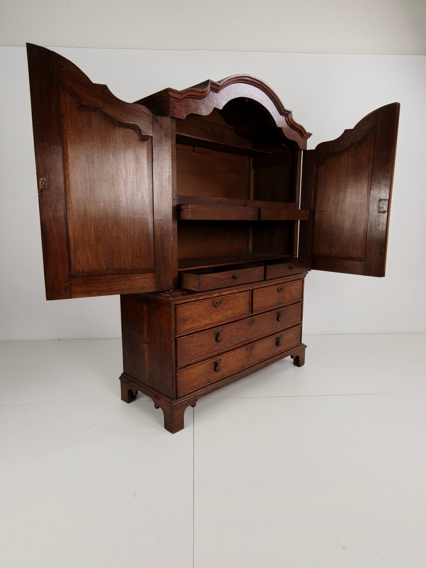 Rare Dutch 18th Century Oak Cabinet – “Luierkabinet”