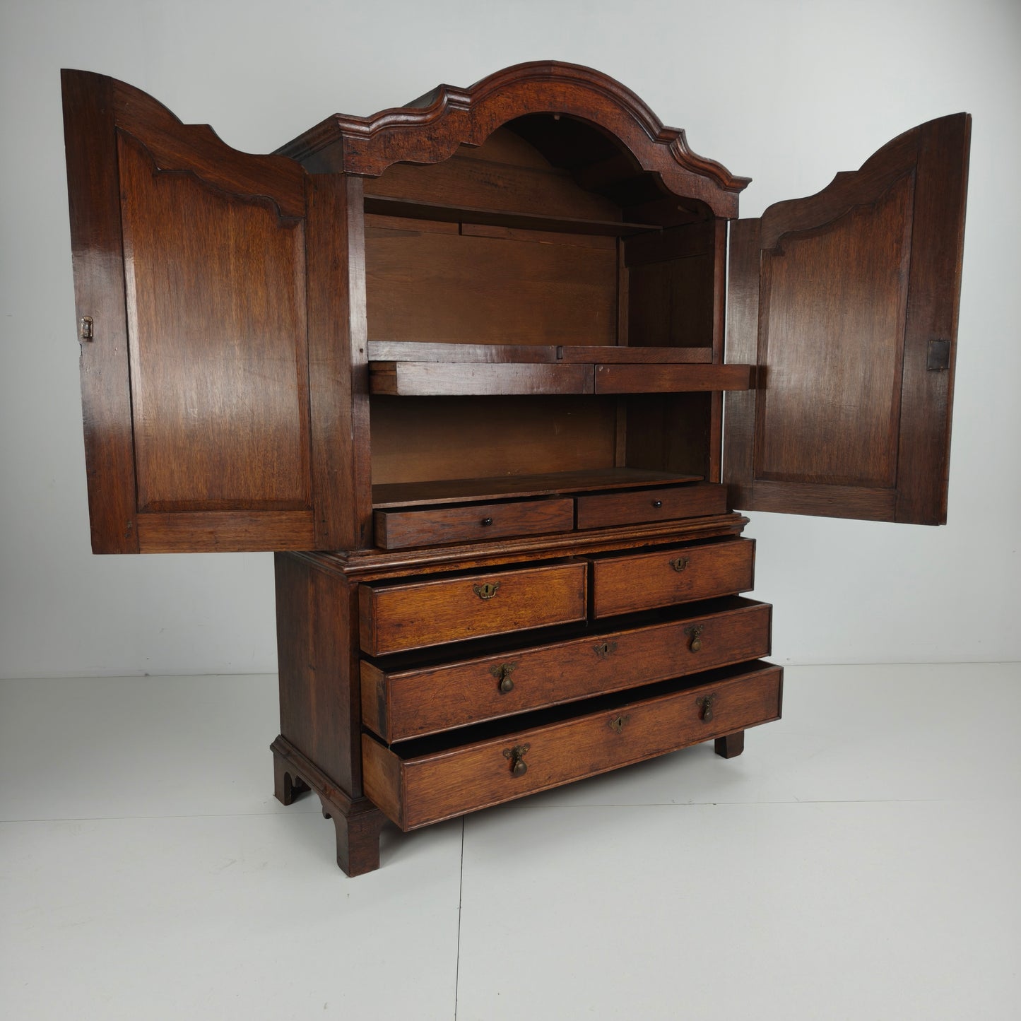 Rare Dutch 18th Century Oak Cabinet – “Luierkabinet”