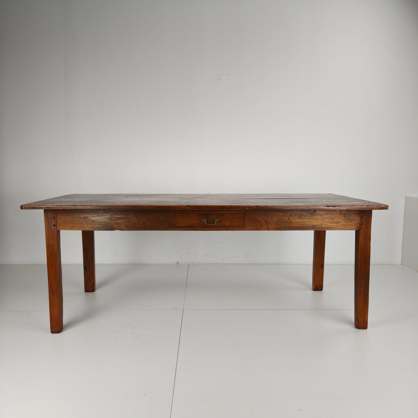 19th Century French Farmhouse Table with Drawer