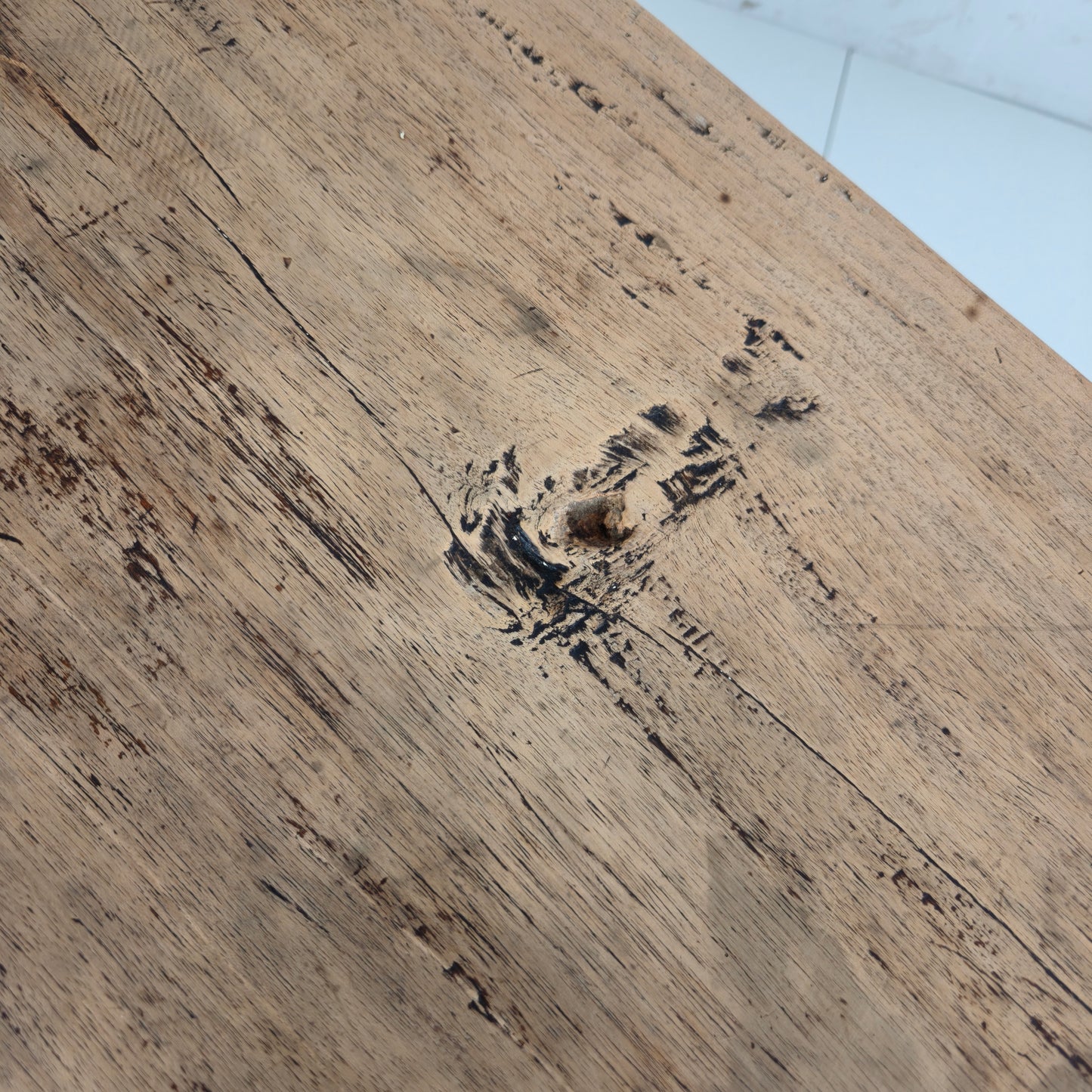 Antique 19th Century French Farmhouse Oak Coffee Table