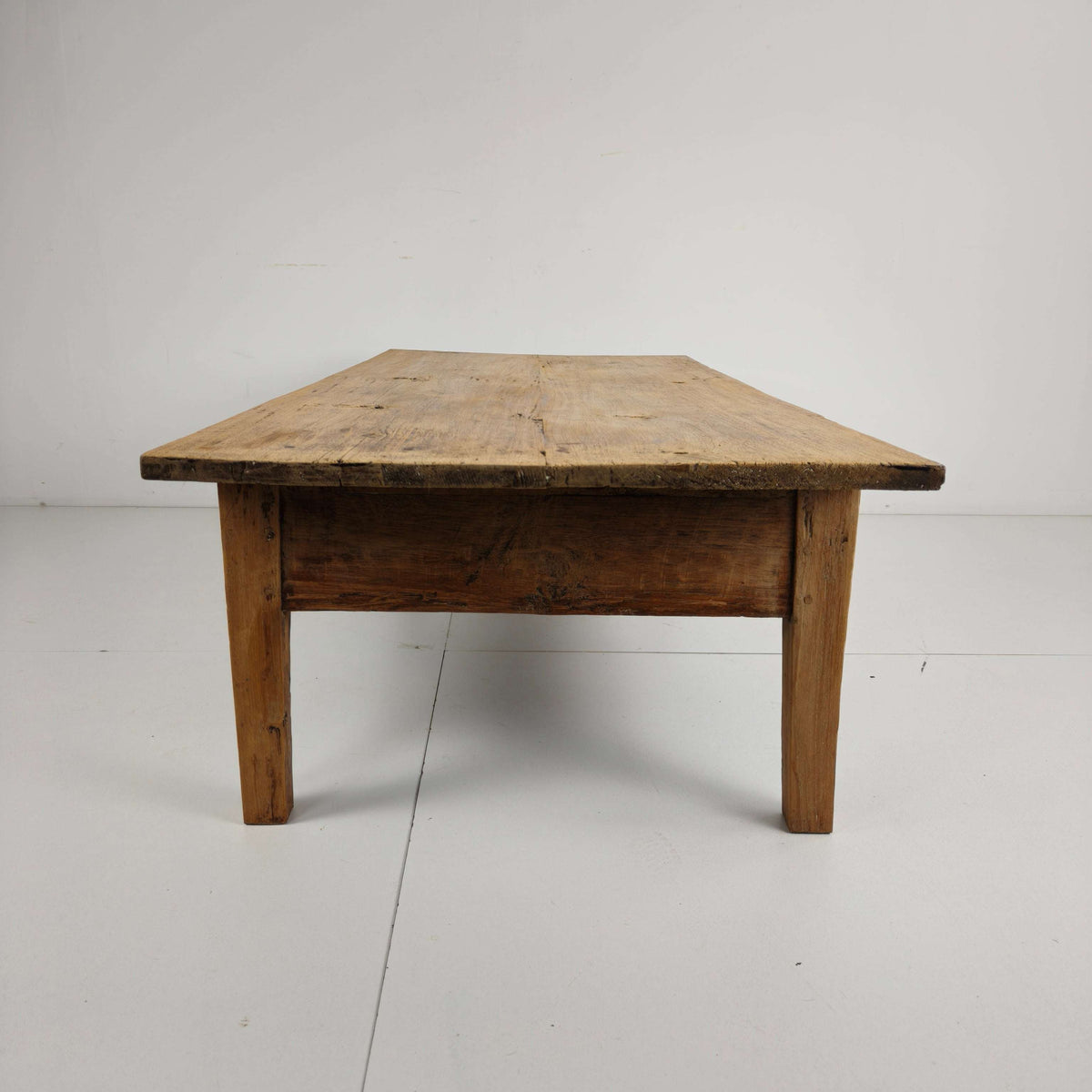 Antique 19th Century French Farmhouse Oak Coffee Table Antique 19th Century French Farmhouse Oak Coffee Table